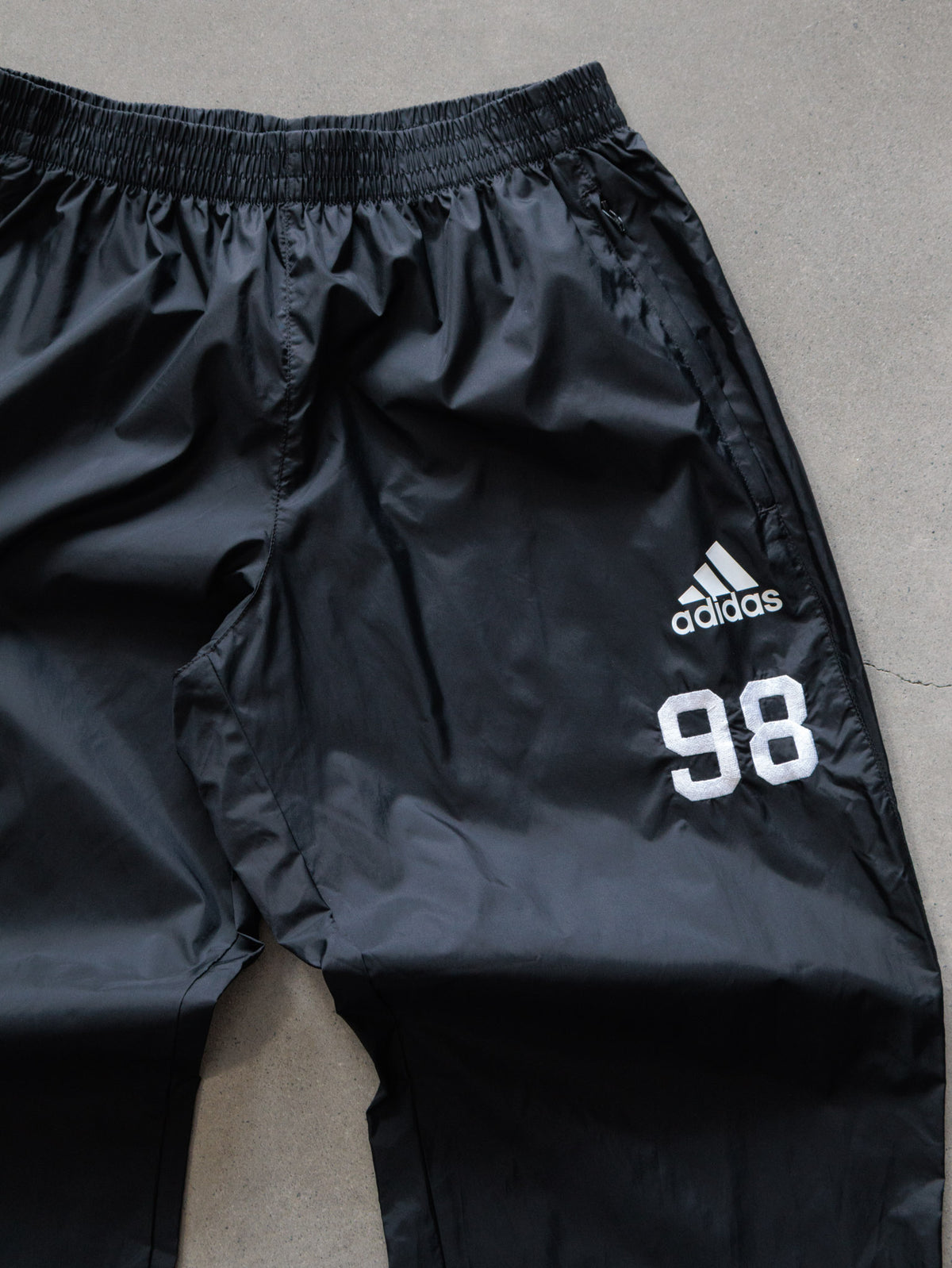 Vintage 00s Black Adidas 98 Track Pants (S)