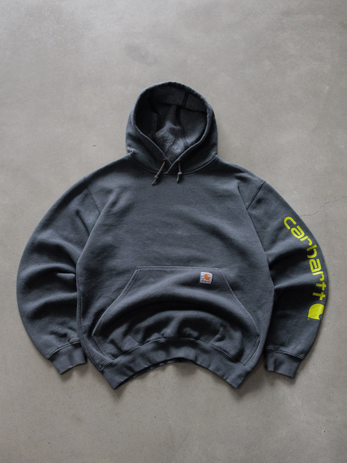 Vintage Grey Carhartt Hoodie (S)