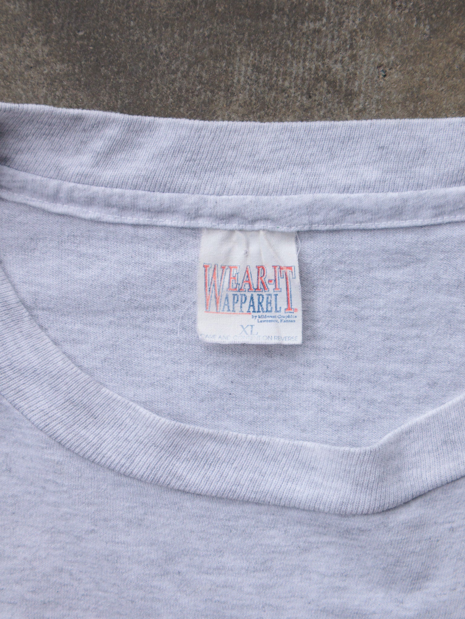 Vintage 90s Grey Pitt State Gorillas Tee (XL)