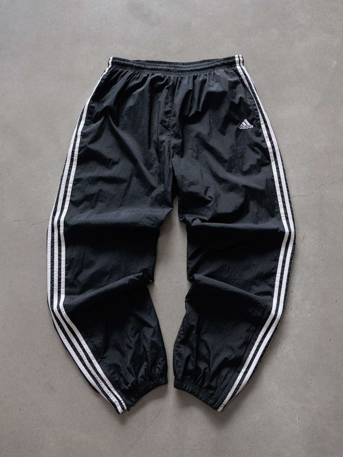 Vintage 00s Black Adidas Track Pants (XL)