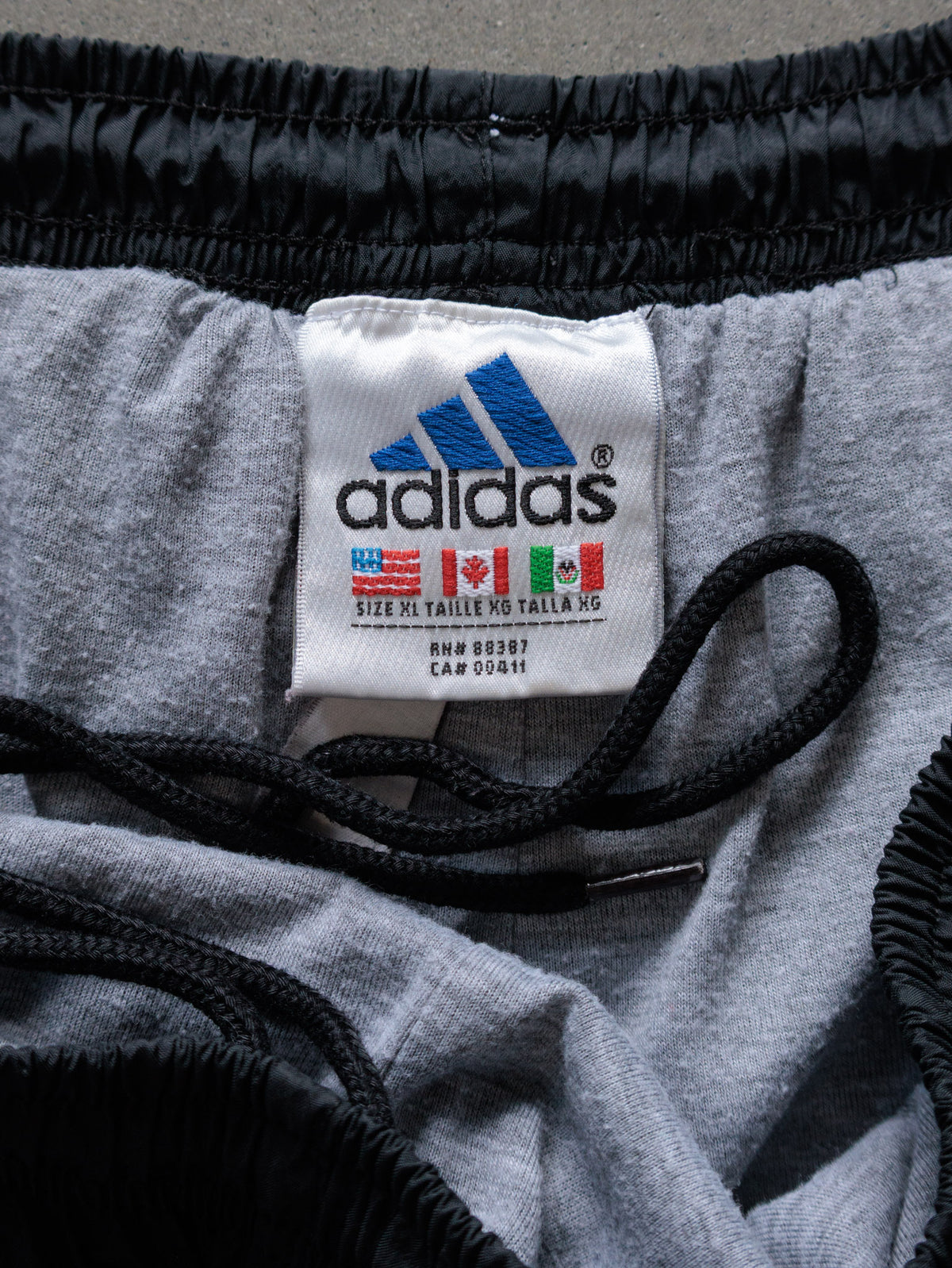 Vintage 00s Black Adidas Track Pants (XL)