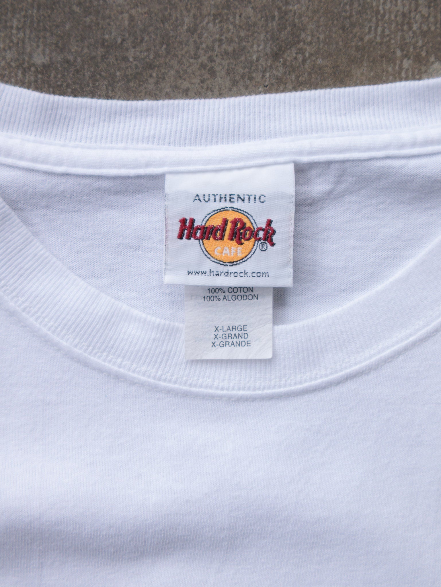 Vintage 00s White Hard Rock Cafe Louisville Tee (XL)