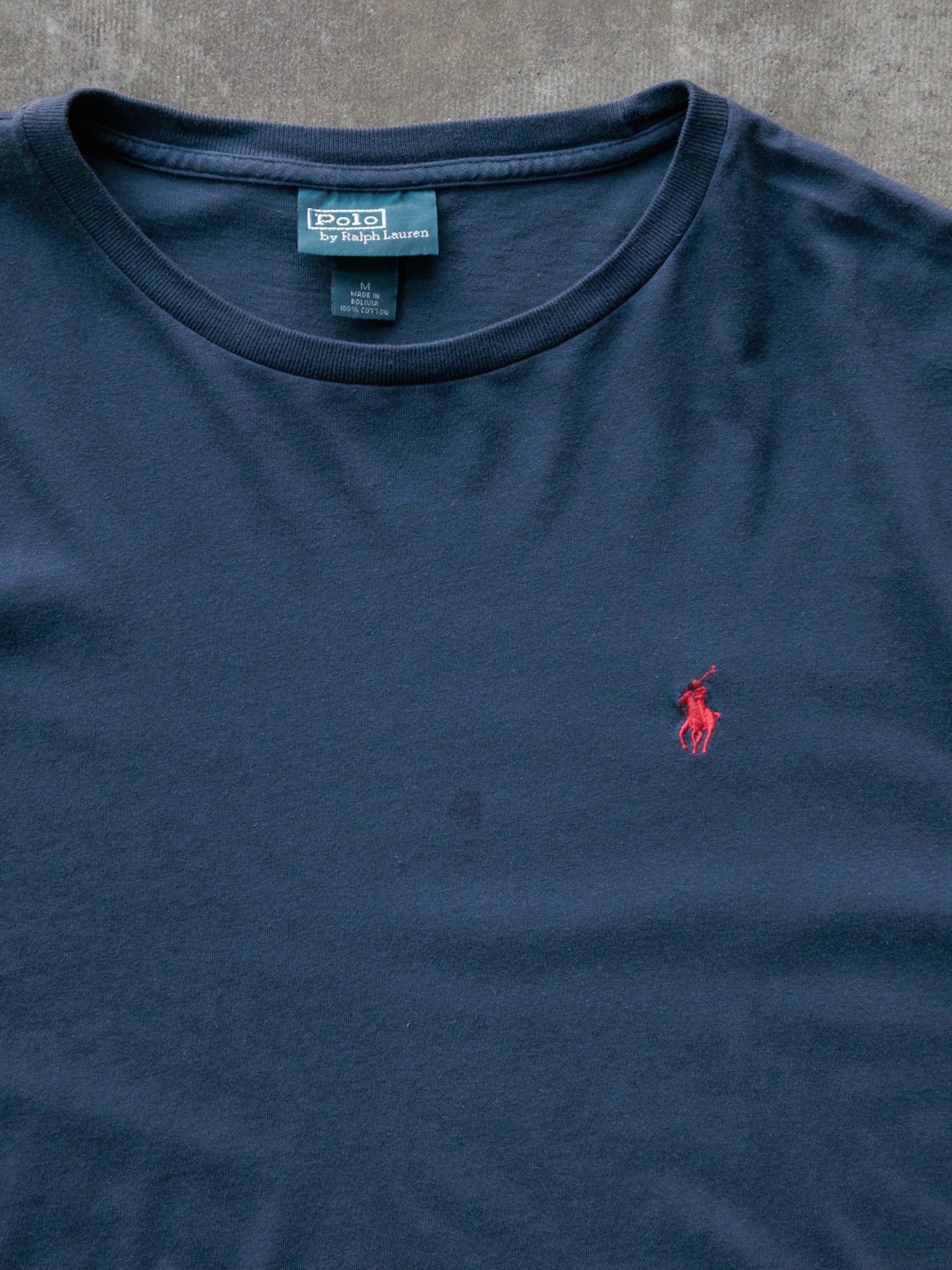Vintage 90s Navy Polo Ralph Lauren Tee (M)