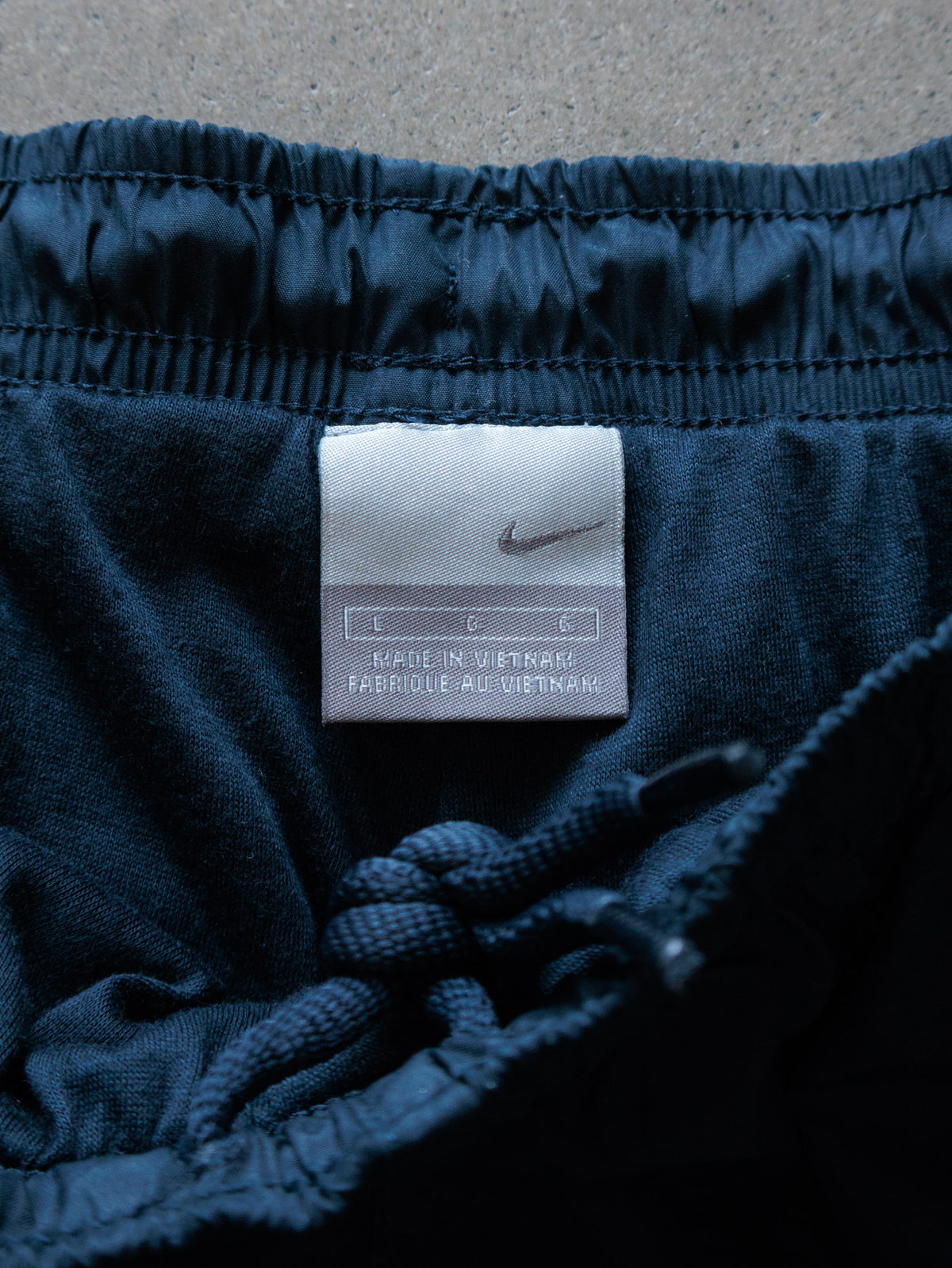 Vintage 00s Navy Nike Track Pants (L)