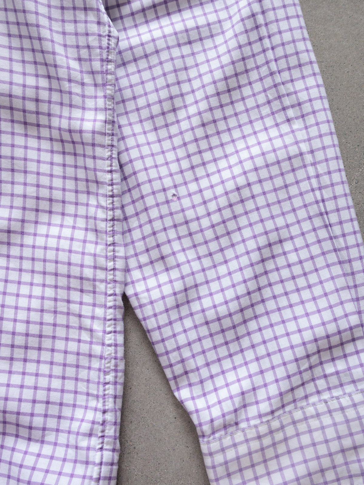 Vintage White Tattersall Ralph Lauren Shirt (XL)