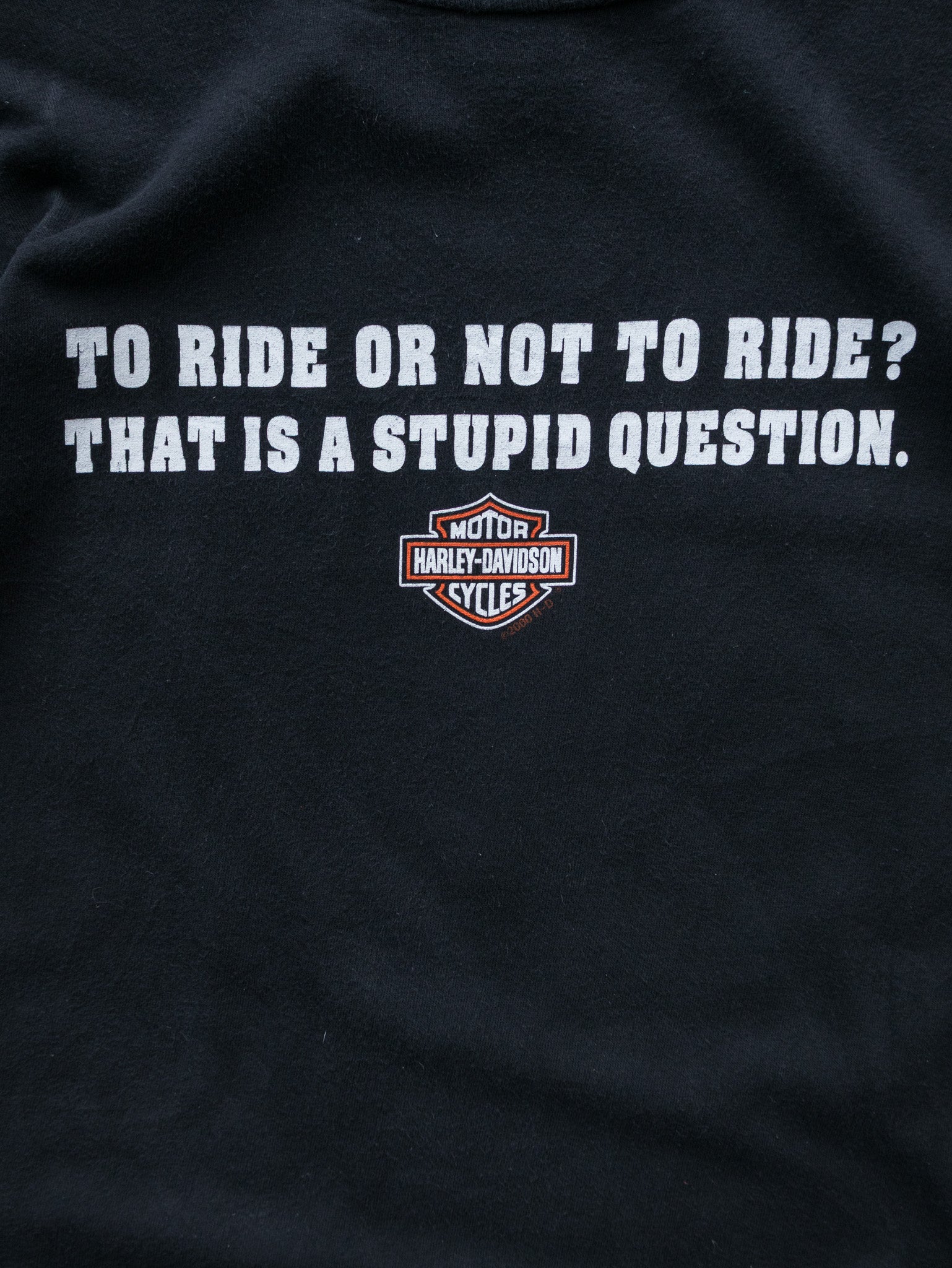Vintage 2000 Black Harley-Davidson Roeder Ohio Tee (L)