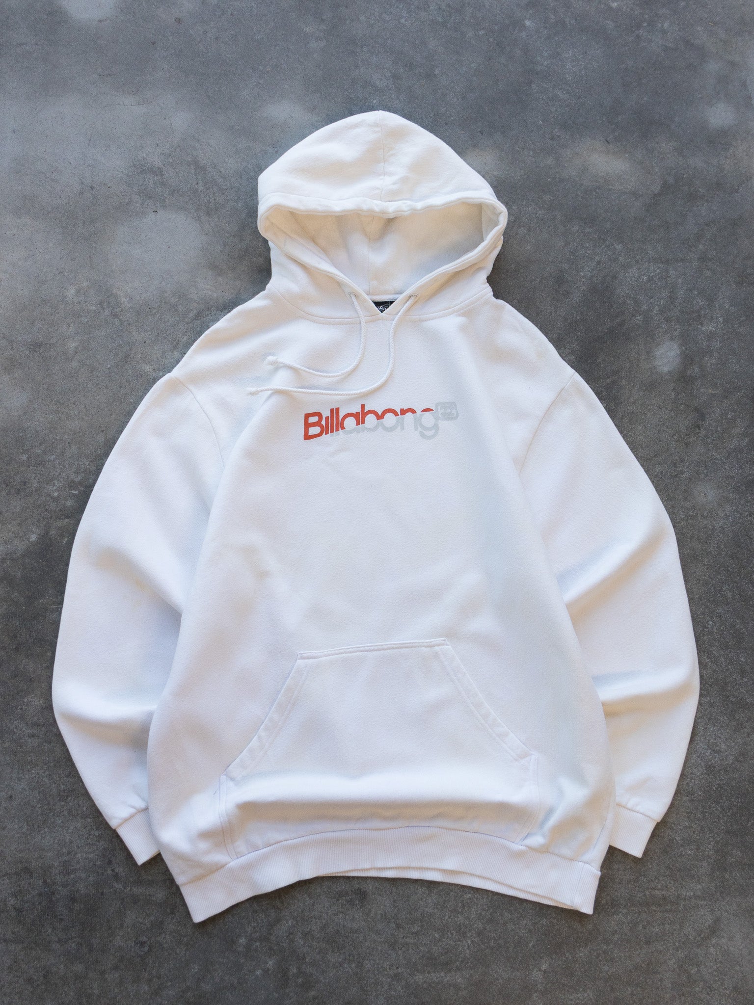 Vintage White Billabong Hoodie (L)