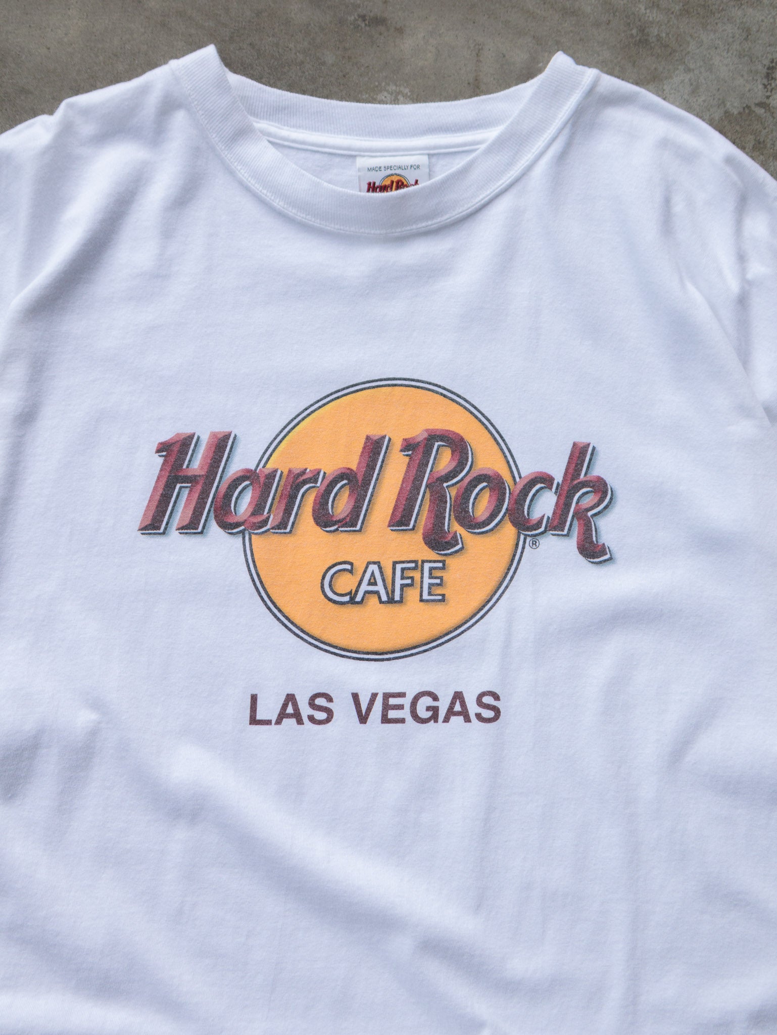 Vintage 00s White Hard Rock Cafe Las Vegas Tee (XL)