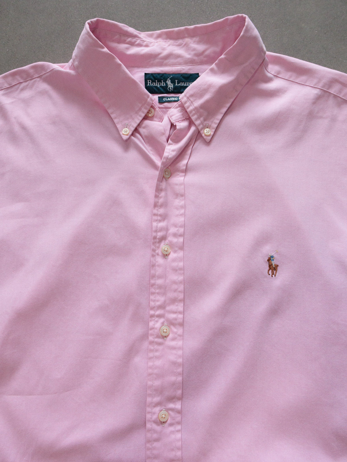 Vintage 00s Pink Ralph Lauren Shirt (2XL)