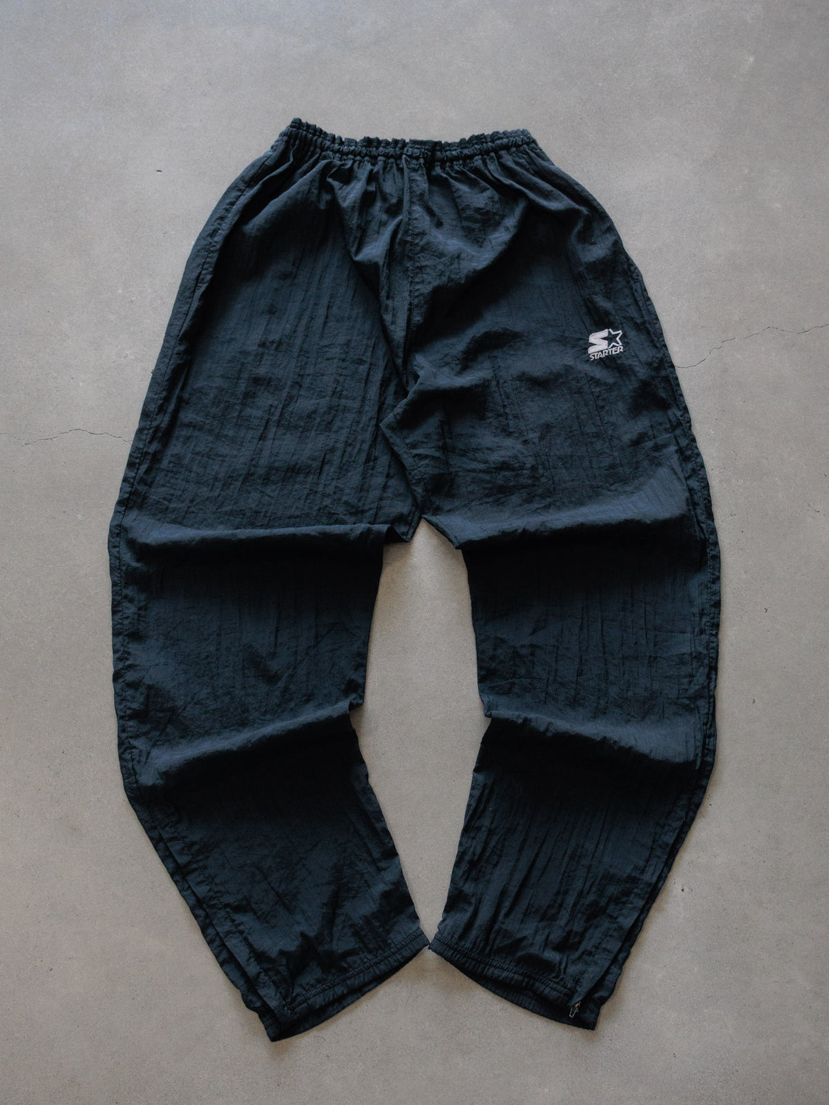 Vintage Black Starter Track Pants (L)