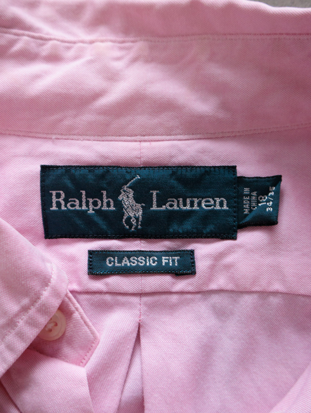 Vintage 00s Pink Ralph Lauren Shirt (2XL)
