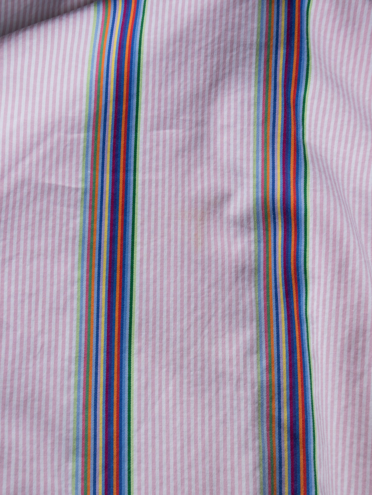 Vintage 90s Pink Tommy Hilfiger Striped Shirt (L)