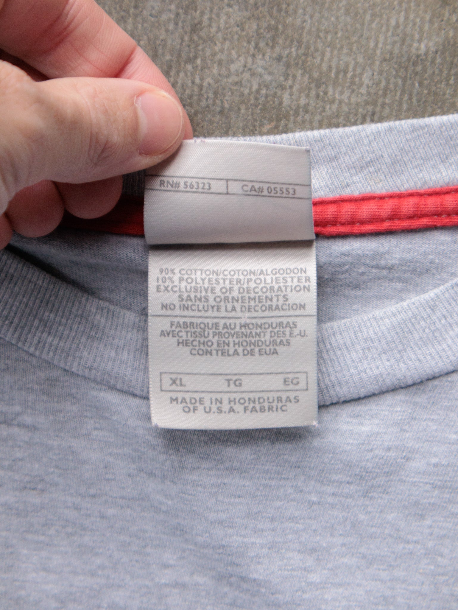 Vintage 00s Grey Nike Logo Tee (XL)