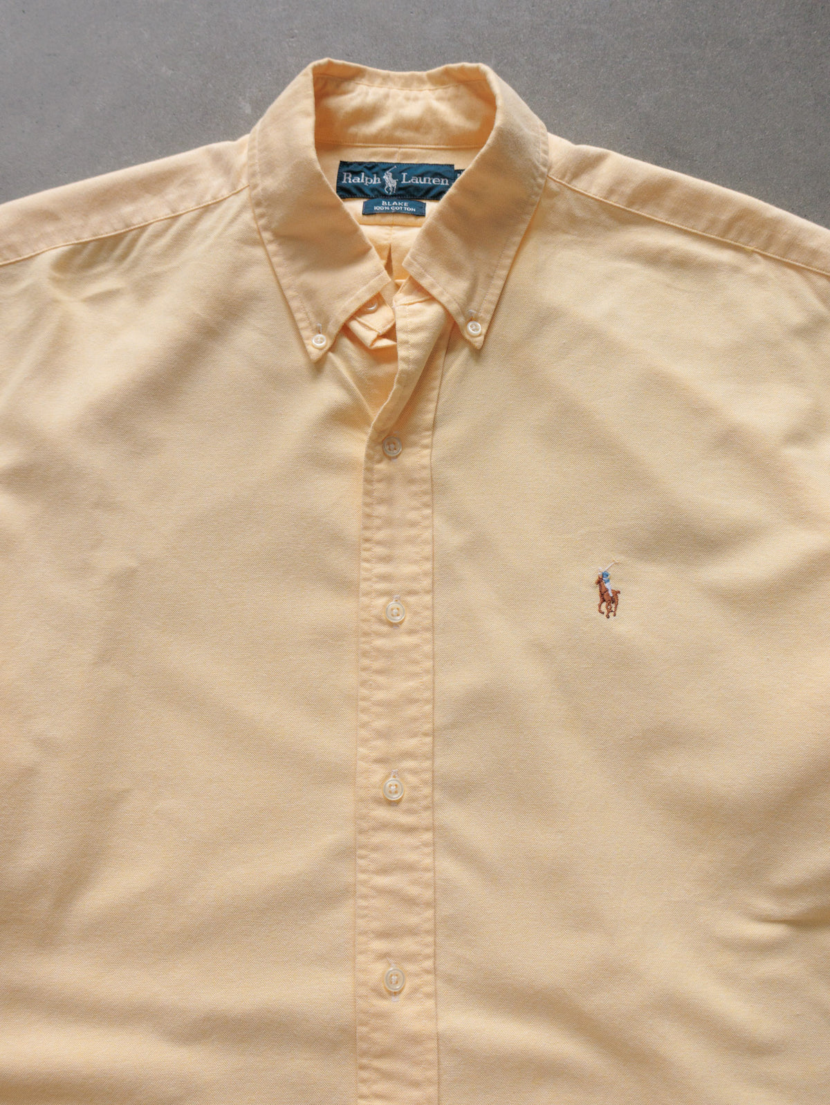 Vintage Yellow Ralph Lauren Shirt (L)
