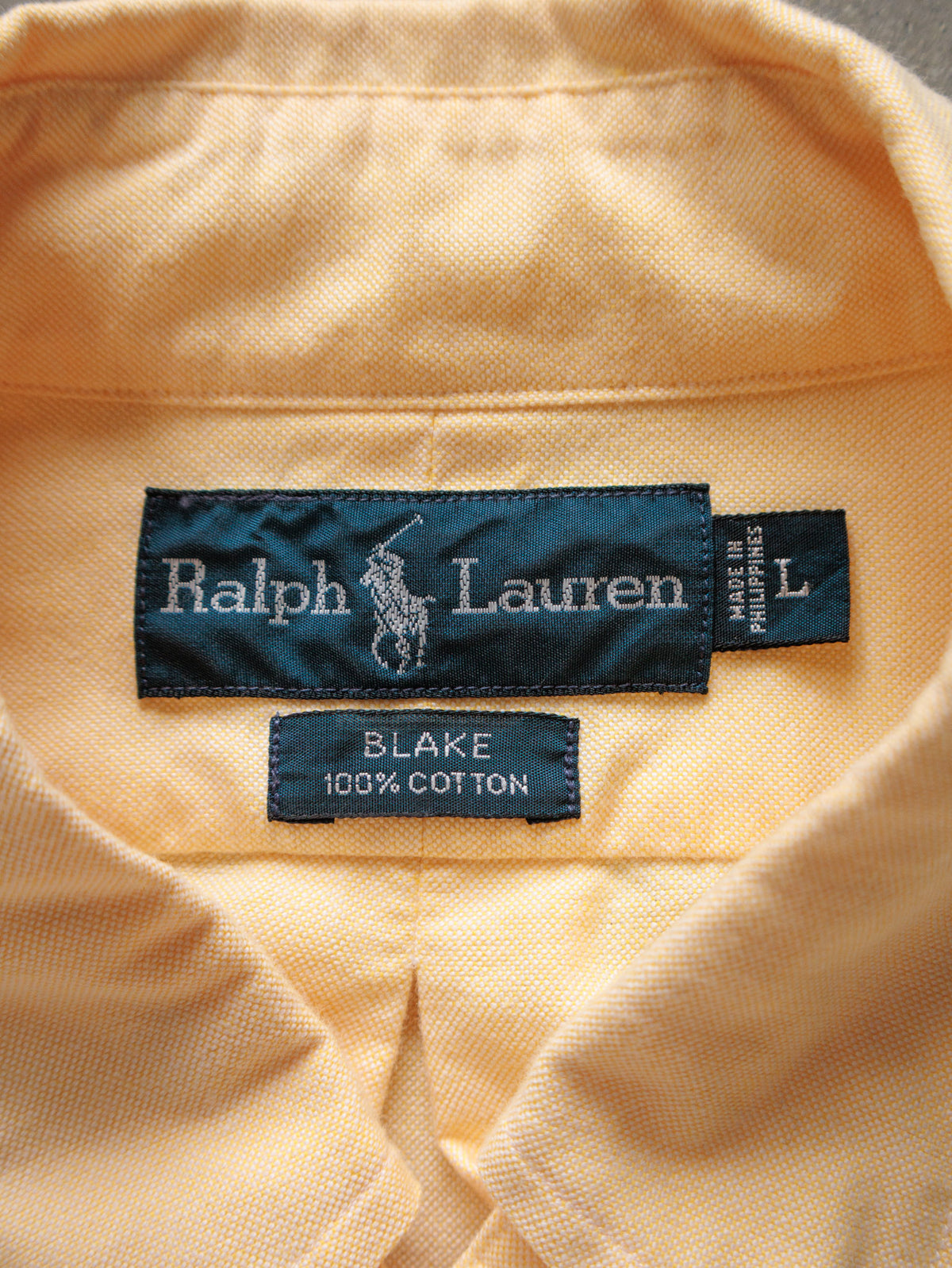 Vintage Yellow Ralph Lauren Shirt (L)