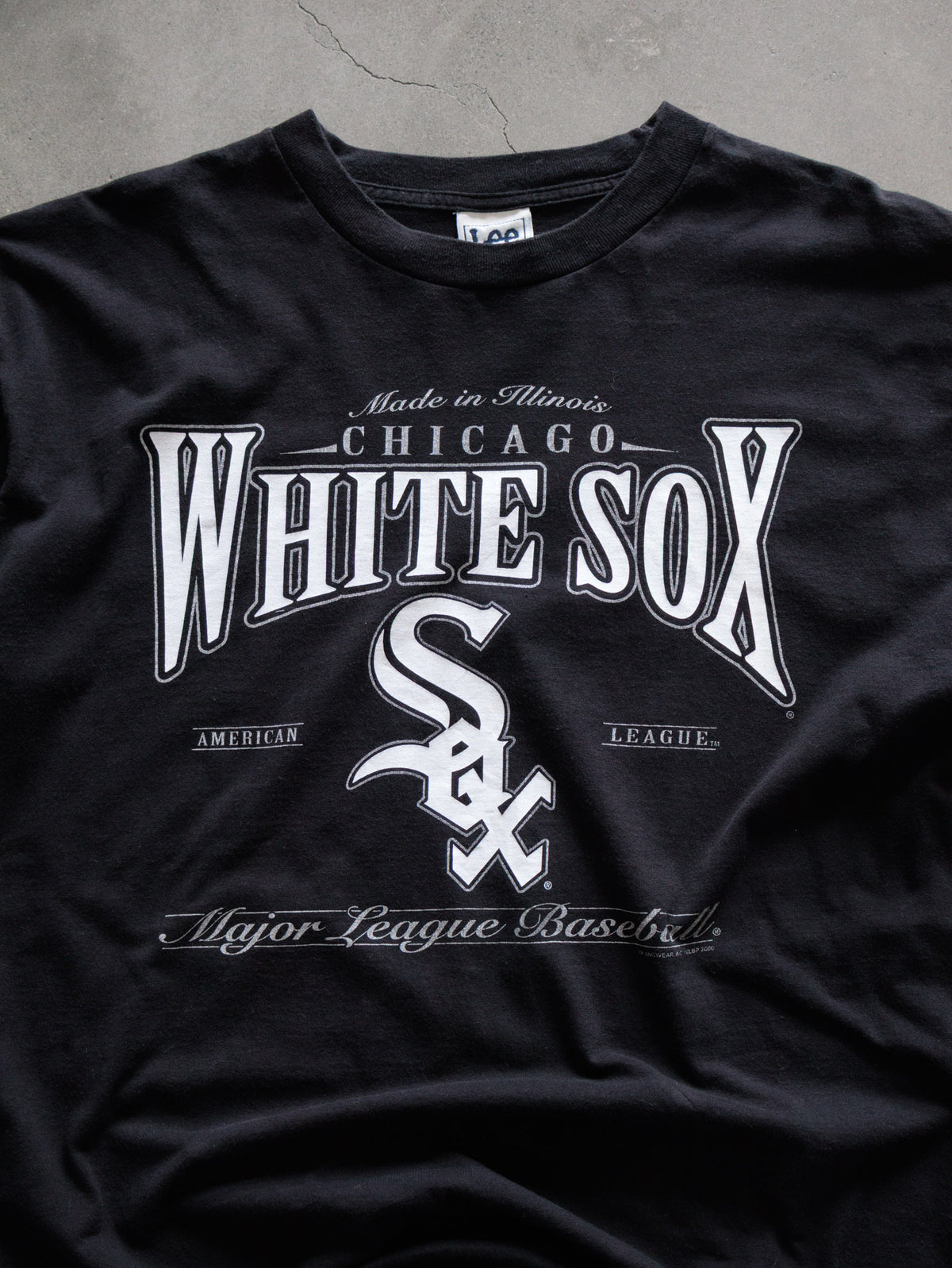Vintage 00s Black Lee Sport Chicago White Sox Tee (-)