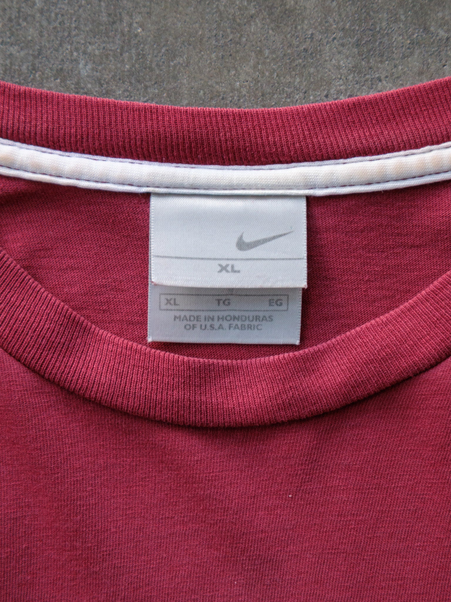 Vintage 90s Red Nike Tee (XL)