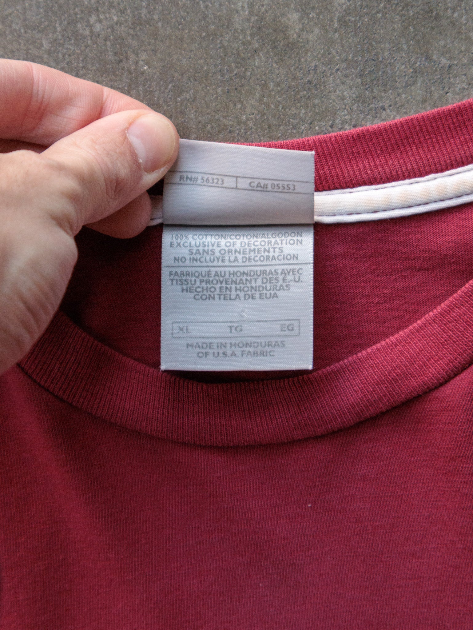 Vintage 90s Red Nike Tee (XL)