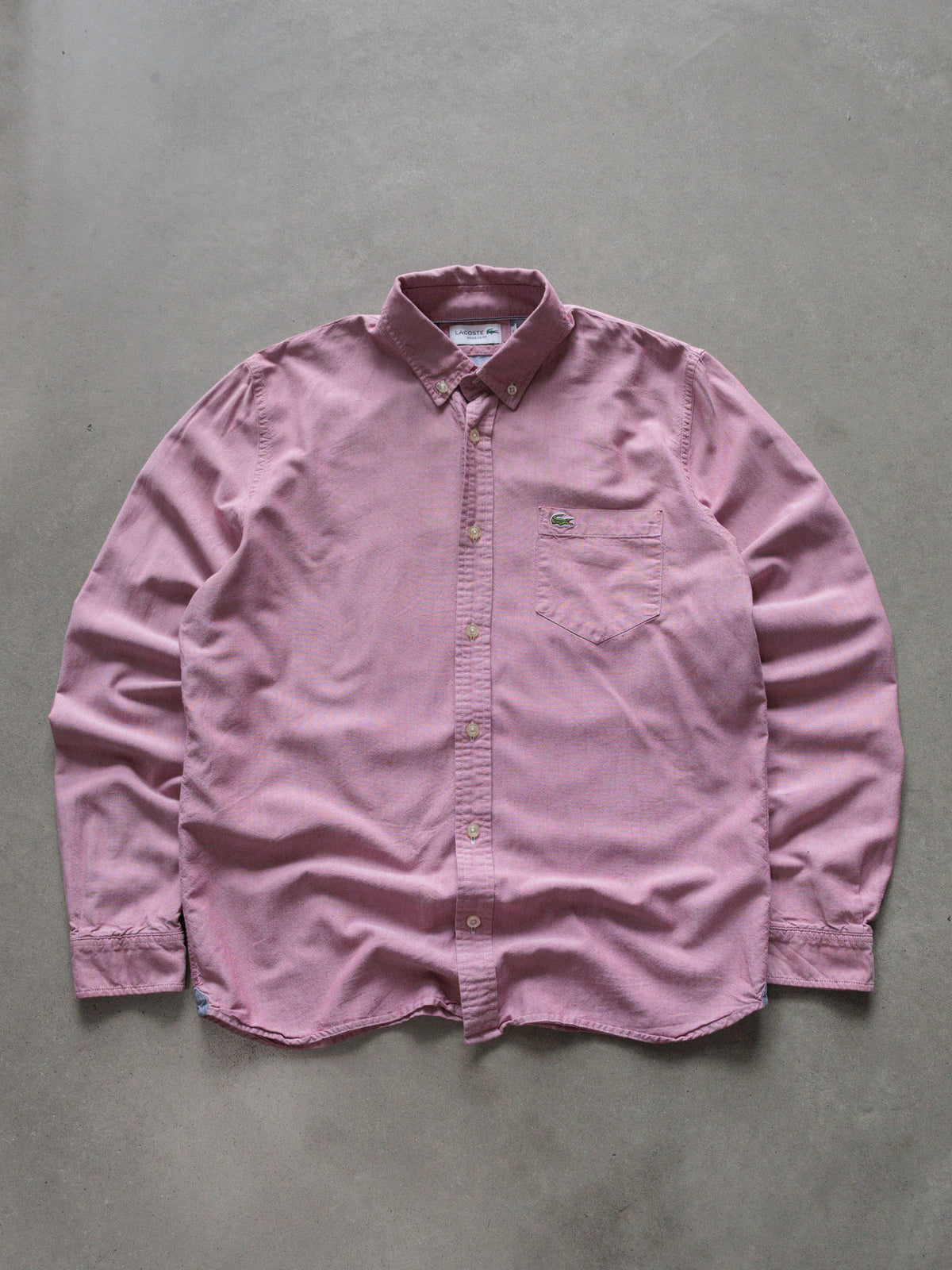 Vintage Pink Lacoste Shirt (M)