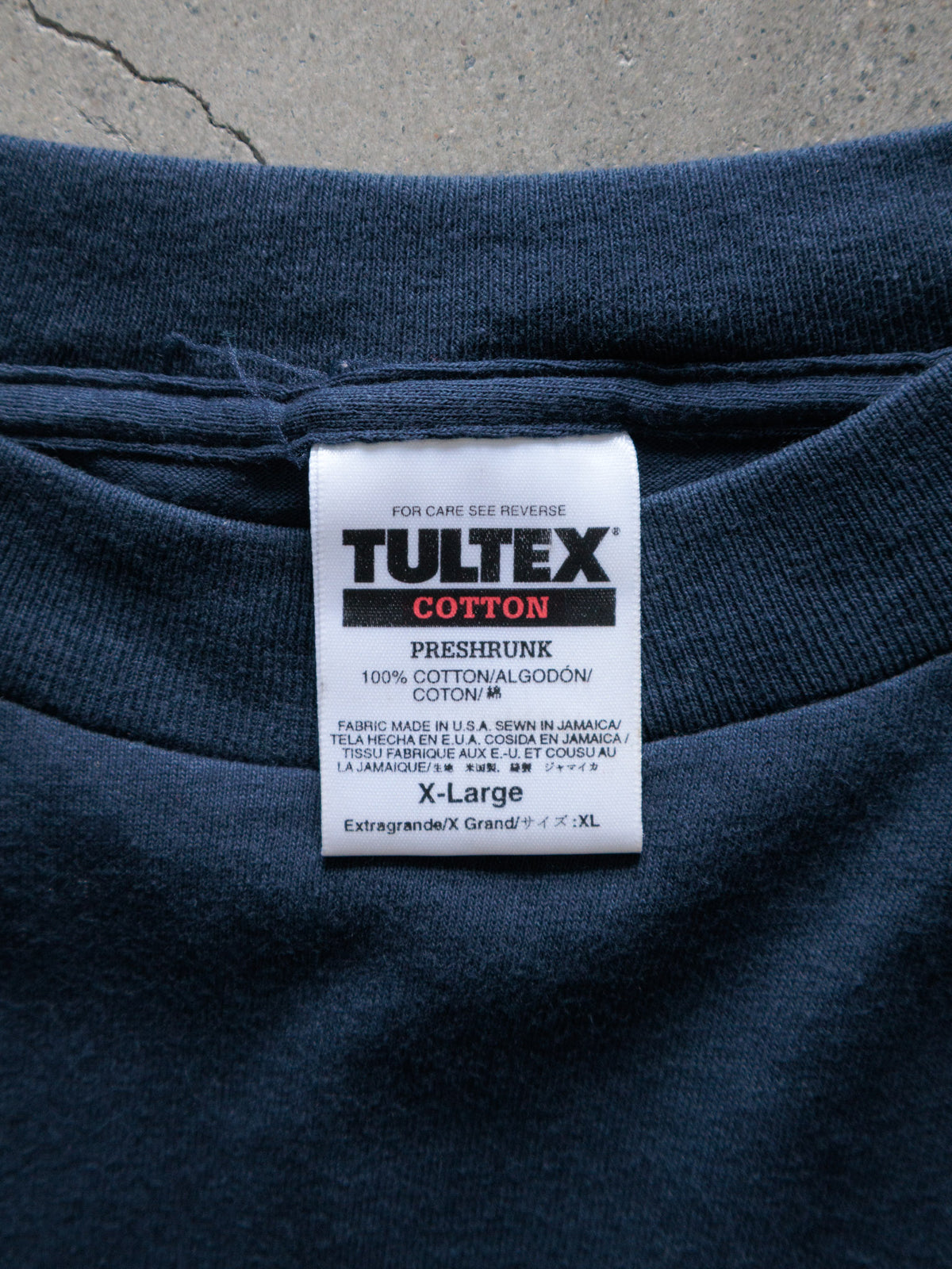 Vintage 90s Navy Rollin Hard Side 2 Side Tee (XL)