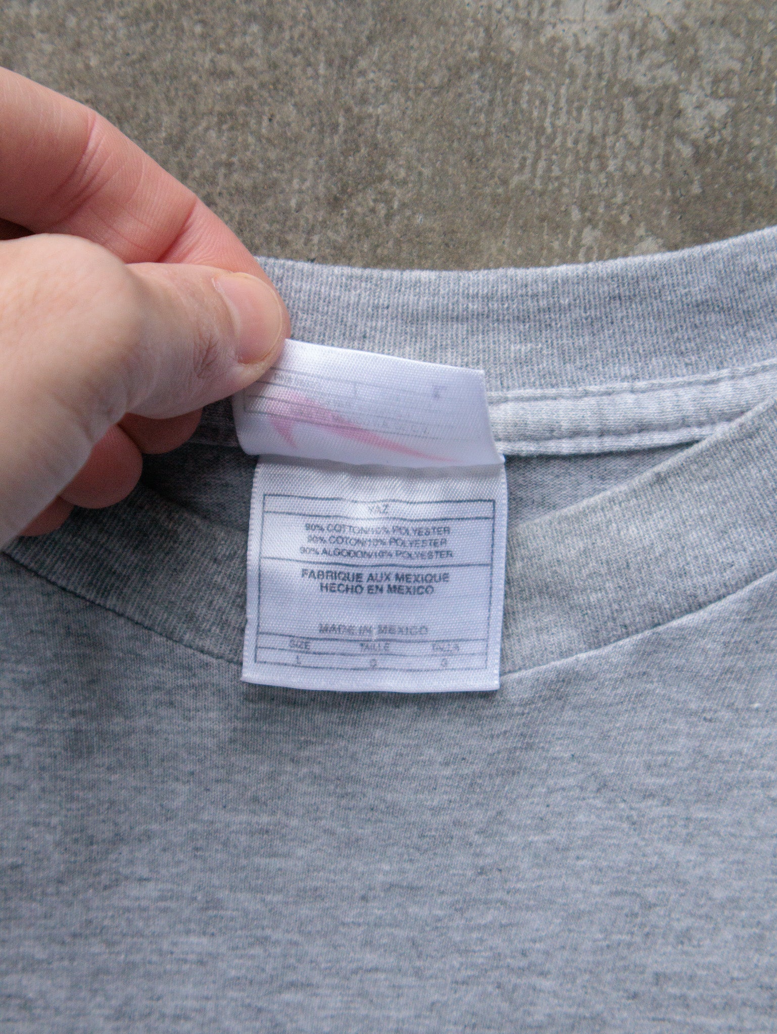 Vintage 90s Grey Nike Air Atom Graphic Tee (L)