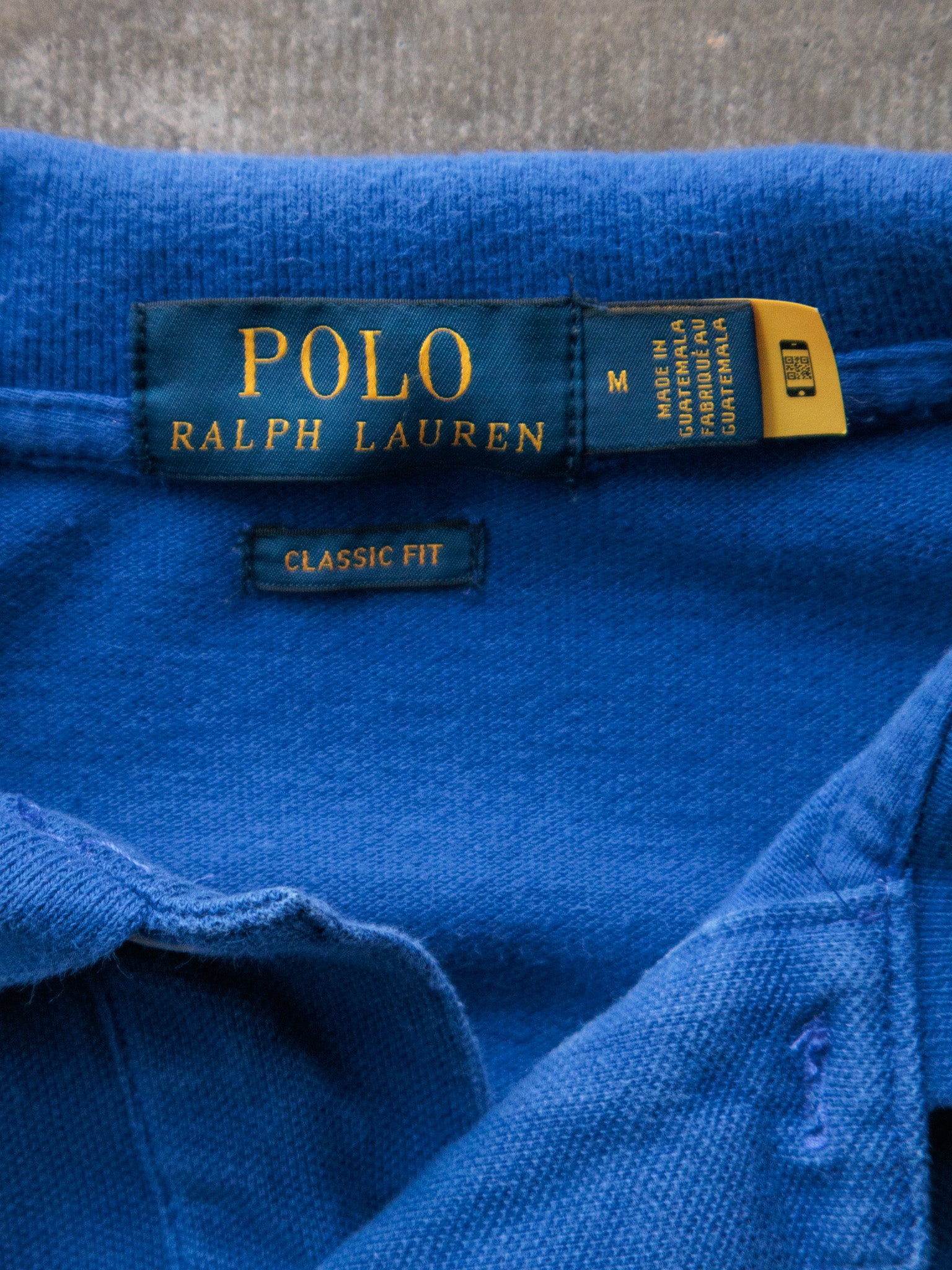 Vintage Blue Polo Ralph Lauren Polo Shirt (M)