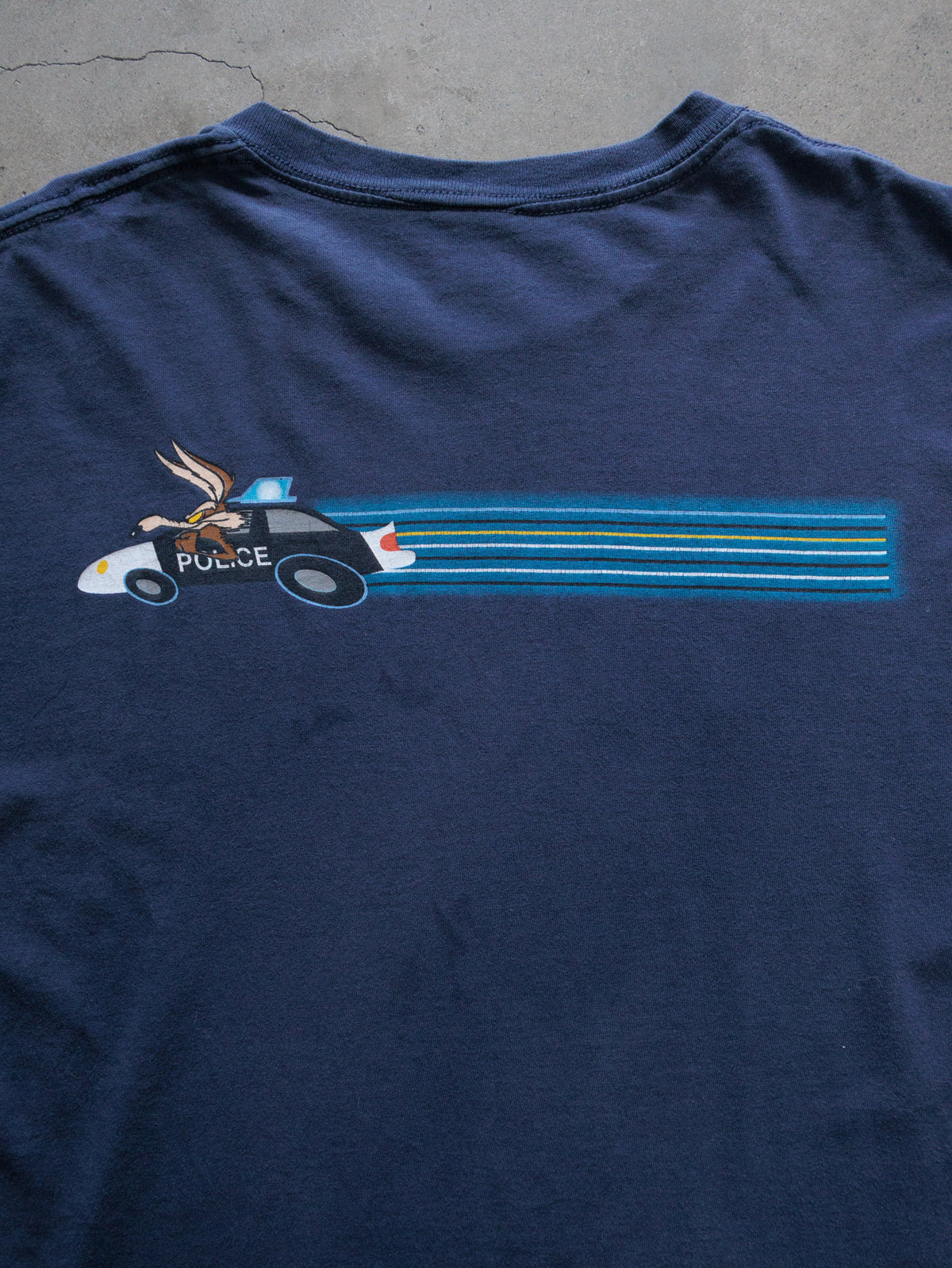 Vintage 90s Navy Looney Tunes Road Runner Tee (XL)