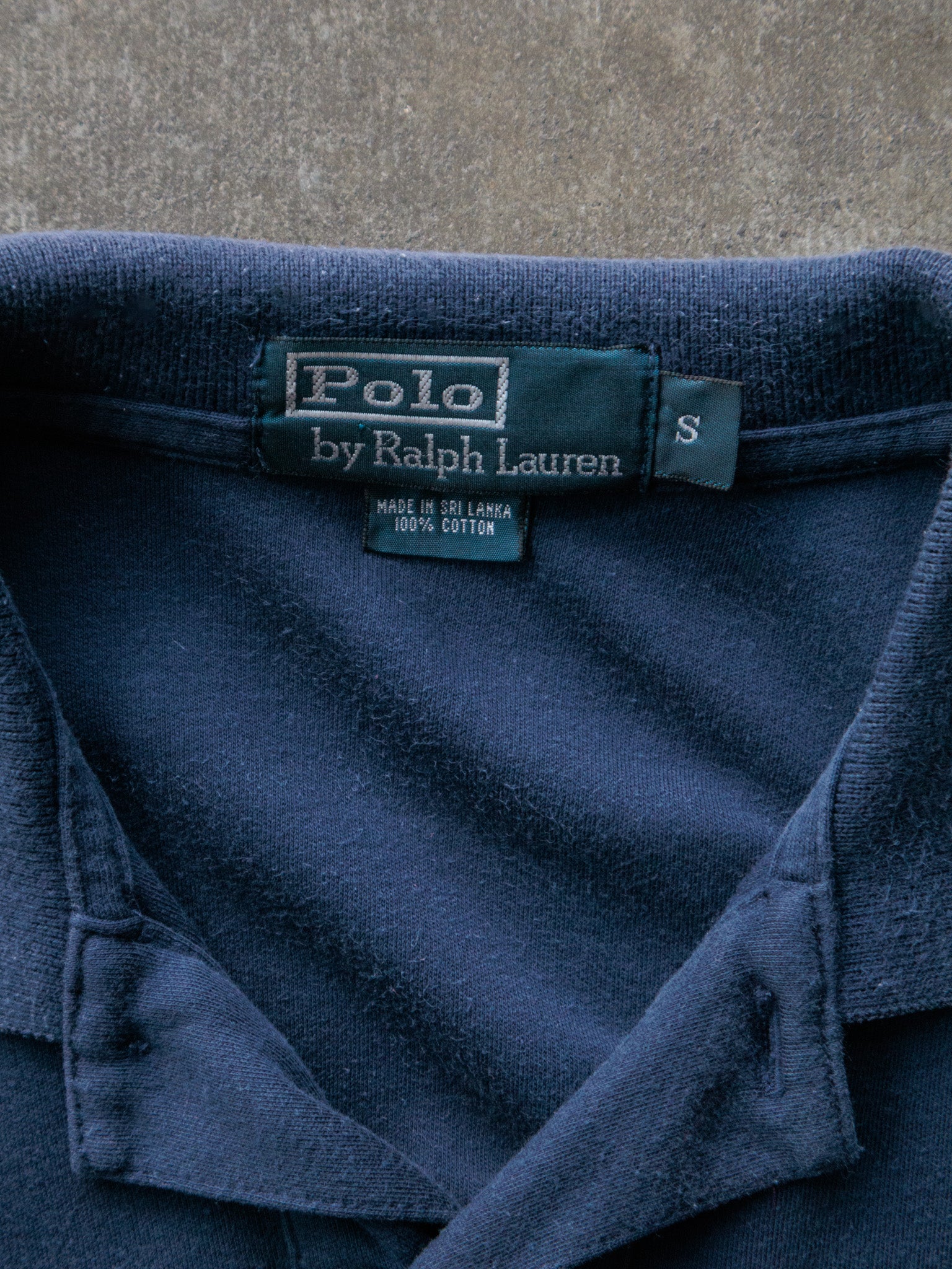 Vintage 00s Navy Polo Ralph Lauren Polo Shirt (S)