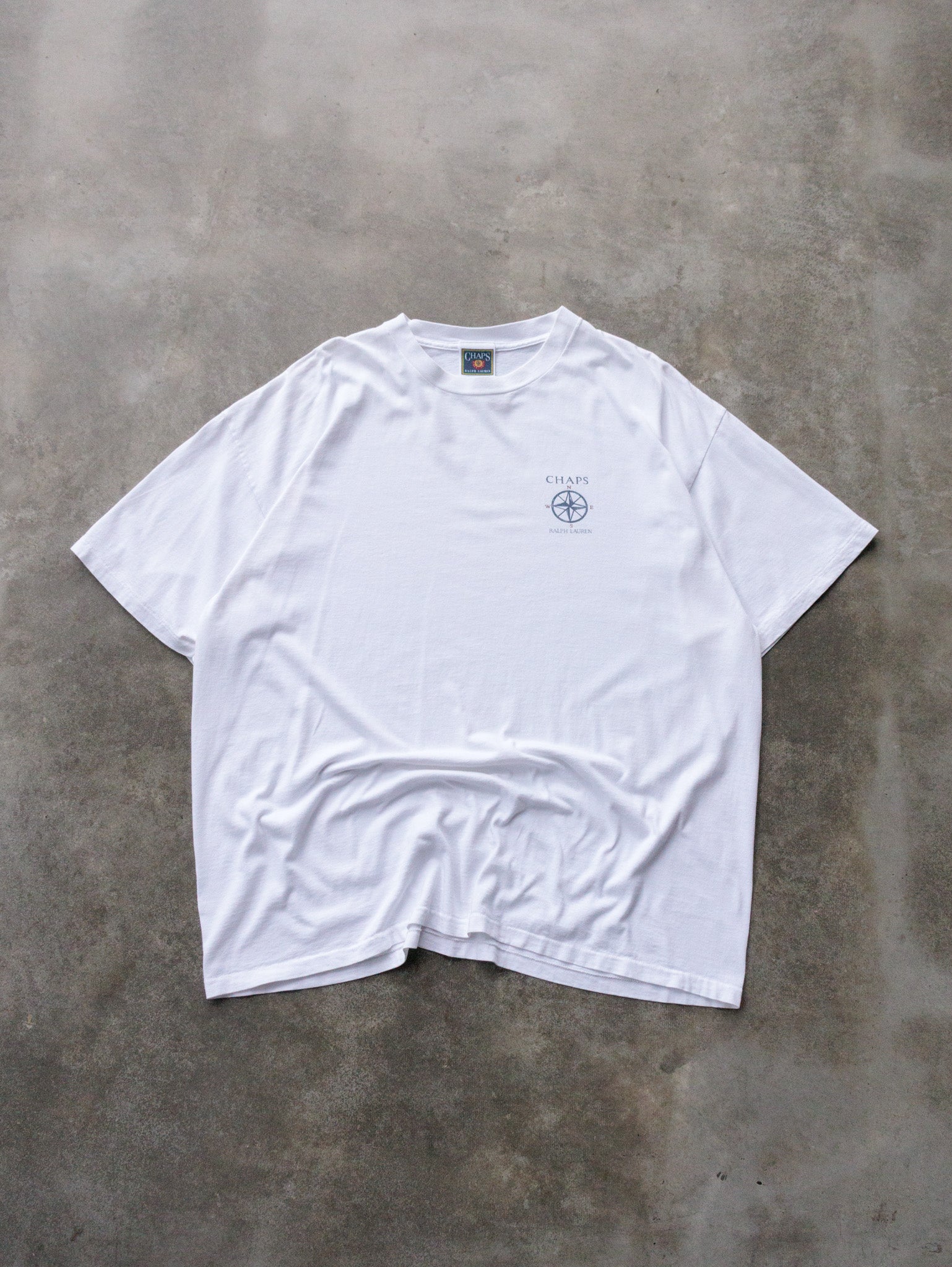 Vintage 90s Chaps Ralph Lauren Sailboat Tee (XL)