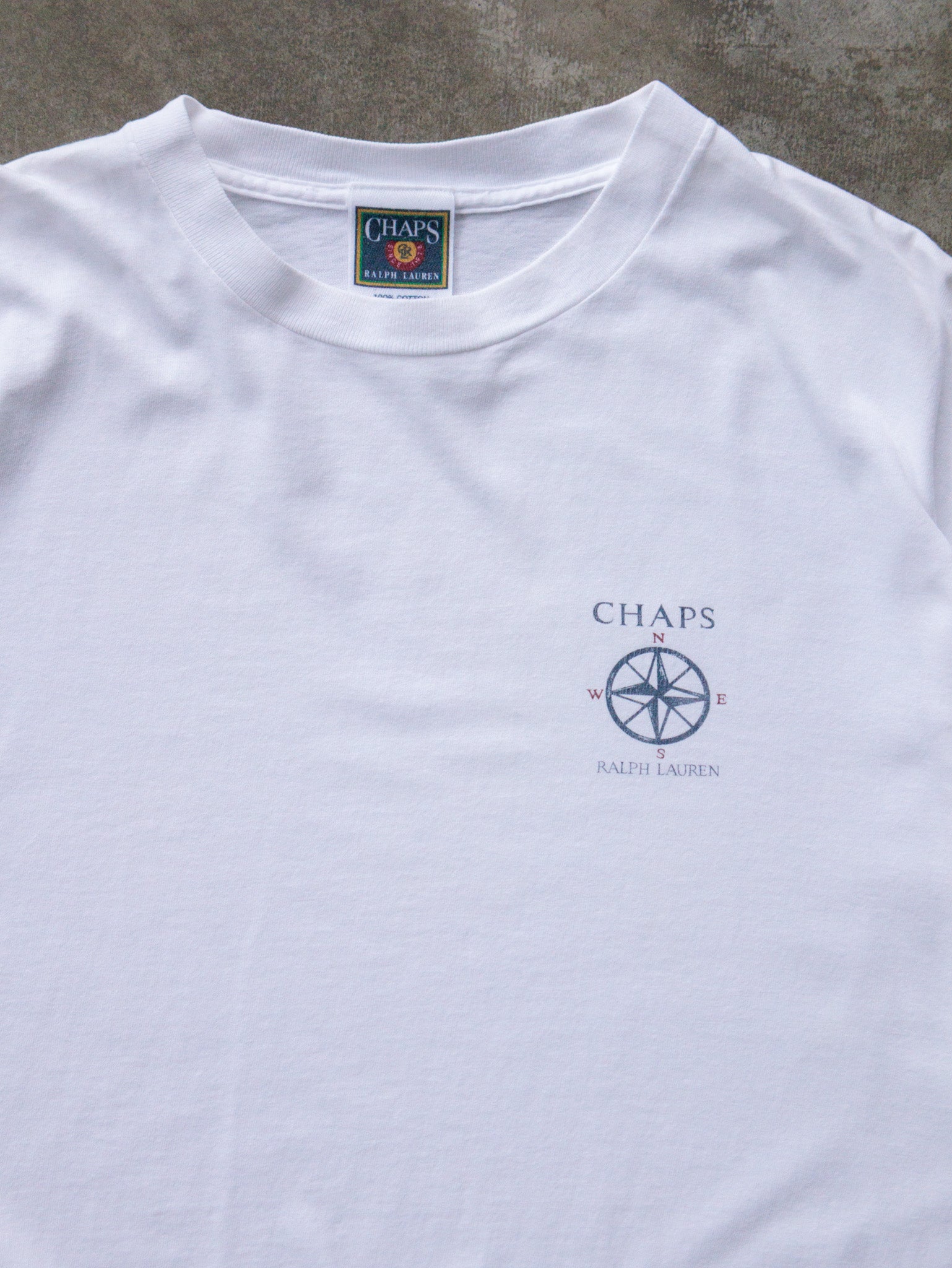 Vintage 90s Chaps Ralph Lauren Sailboat Tee (XL)