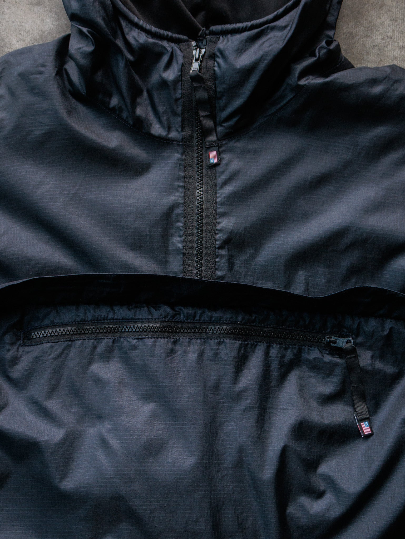 Vintage 90s Navy Polo Ralph Lauren Nylon Jacket (L)