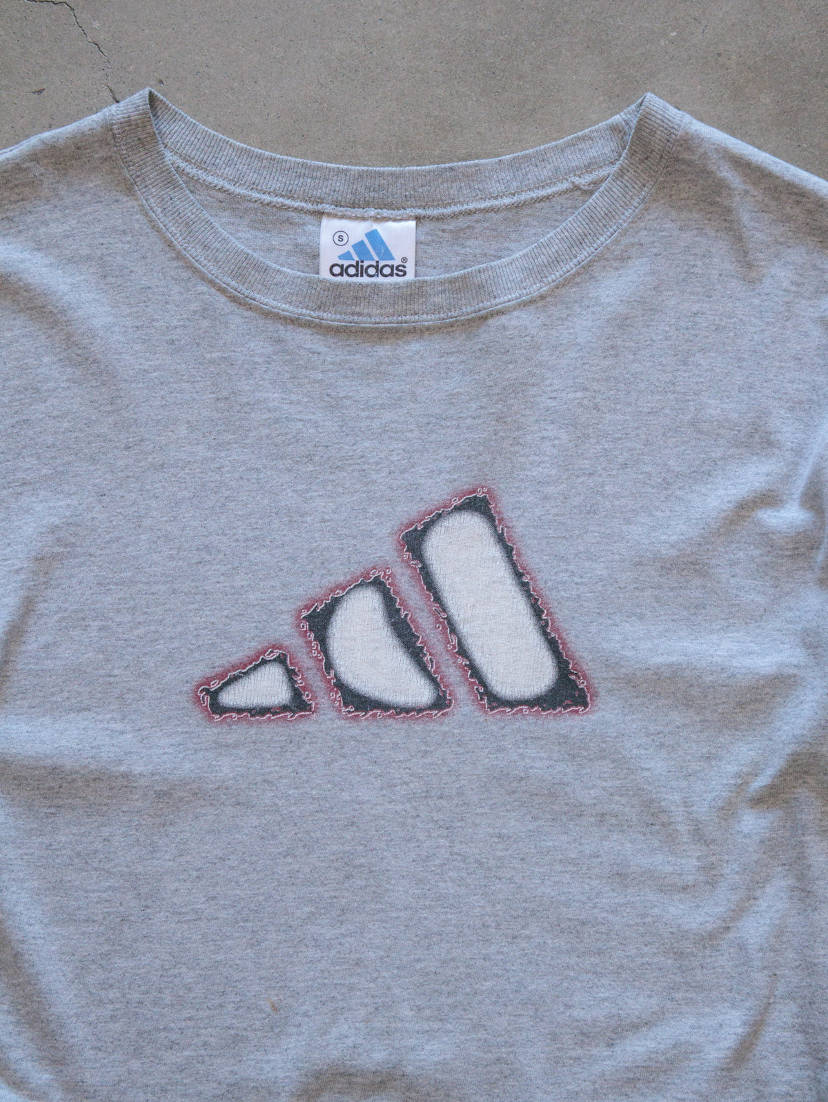 Vintage 90s Grey Adidas Tee (S)