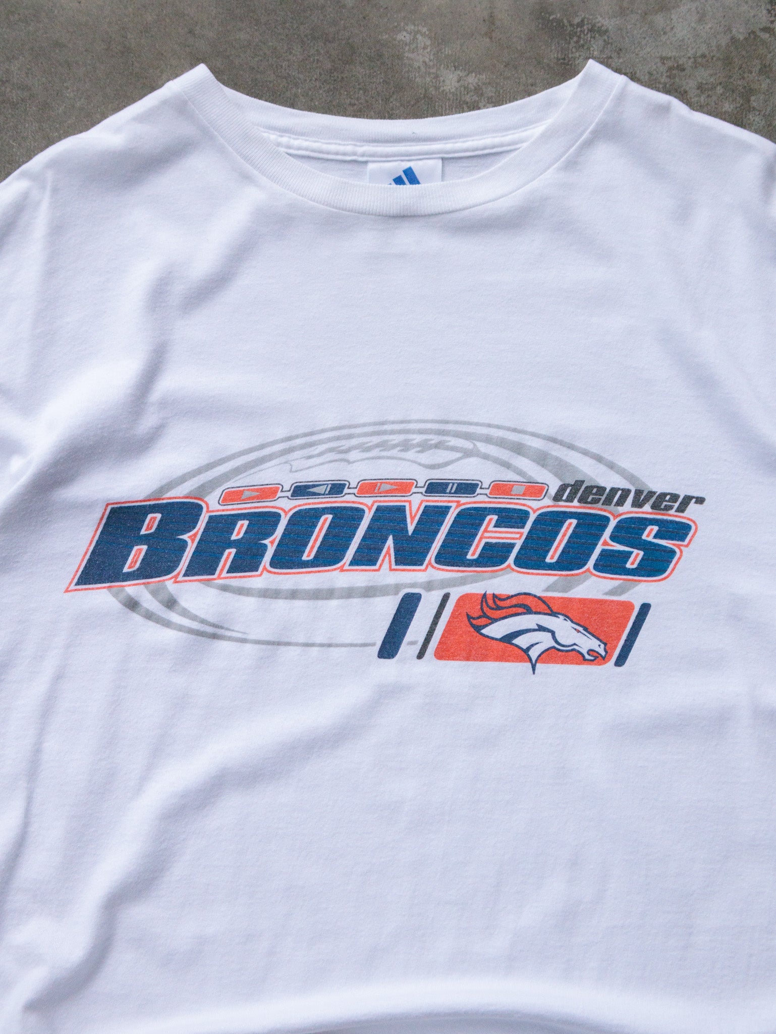 Vintage 00s Adidas Denver Broncos Long Sleeve (XL)