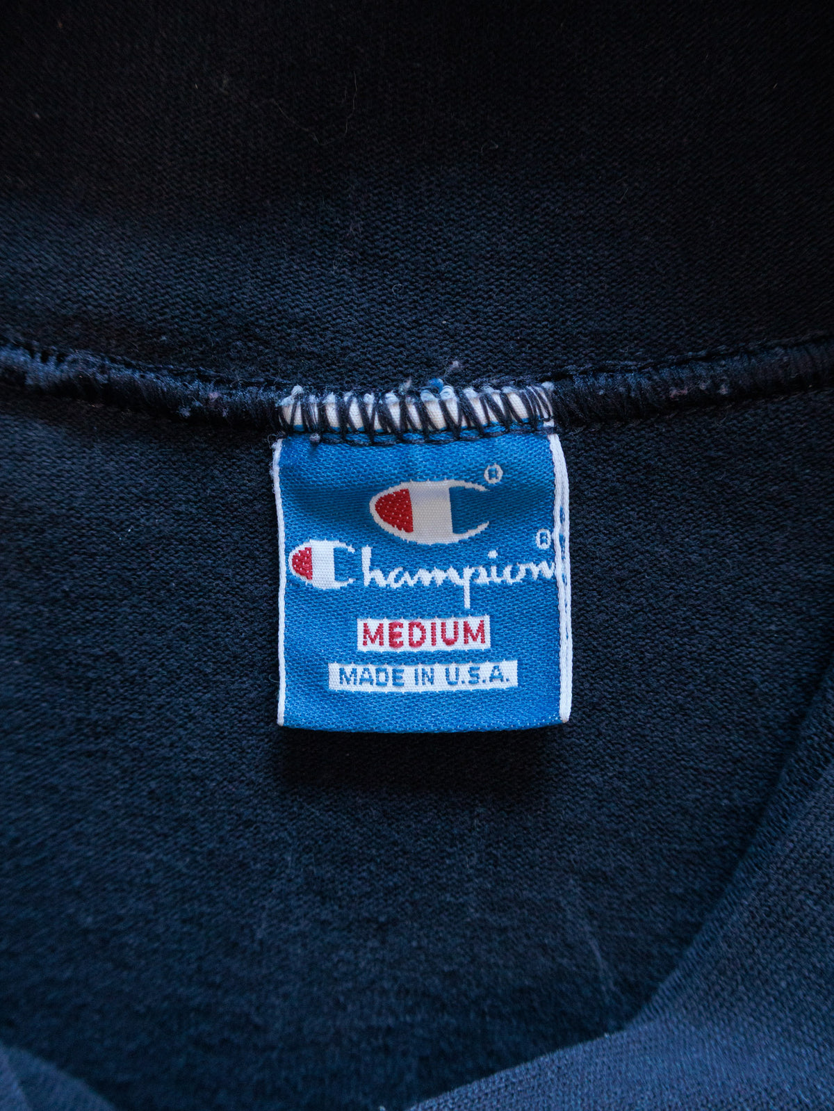 Vintage 90s Navy Champion Notre Dame Fighting Irish Hoodie (M)