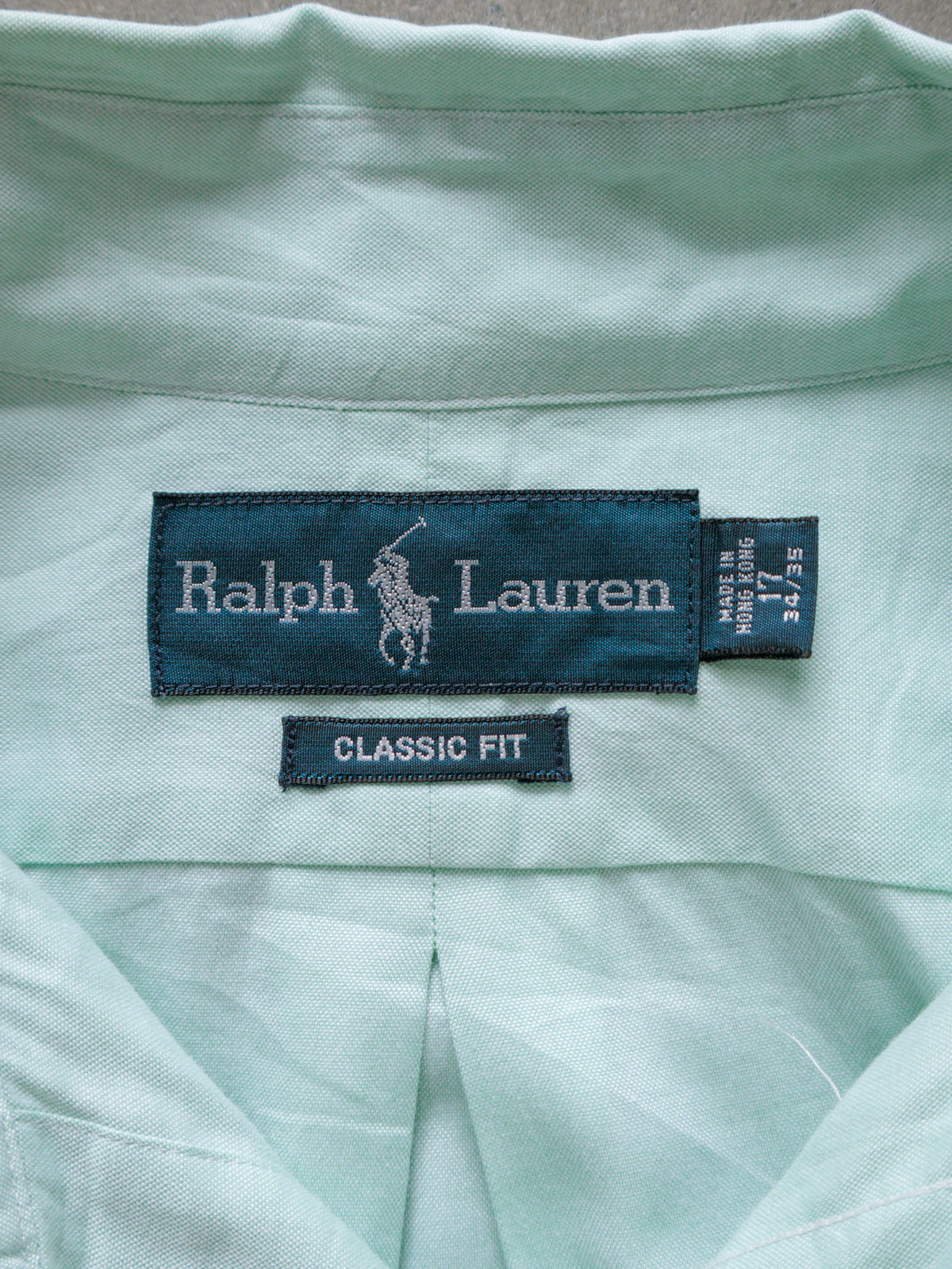 Vintage Green Ralph Lauren Shirt (XL)