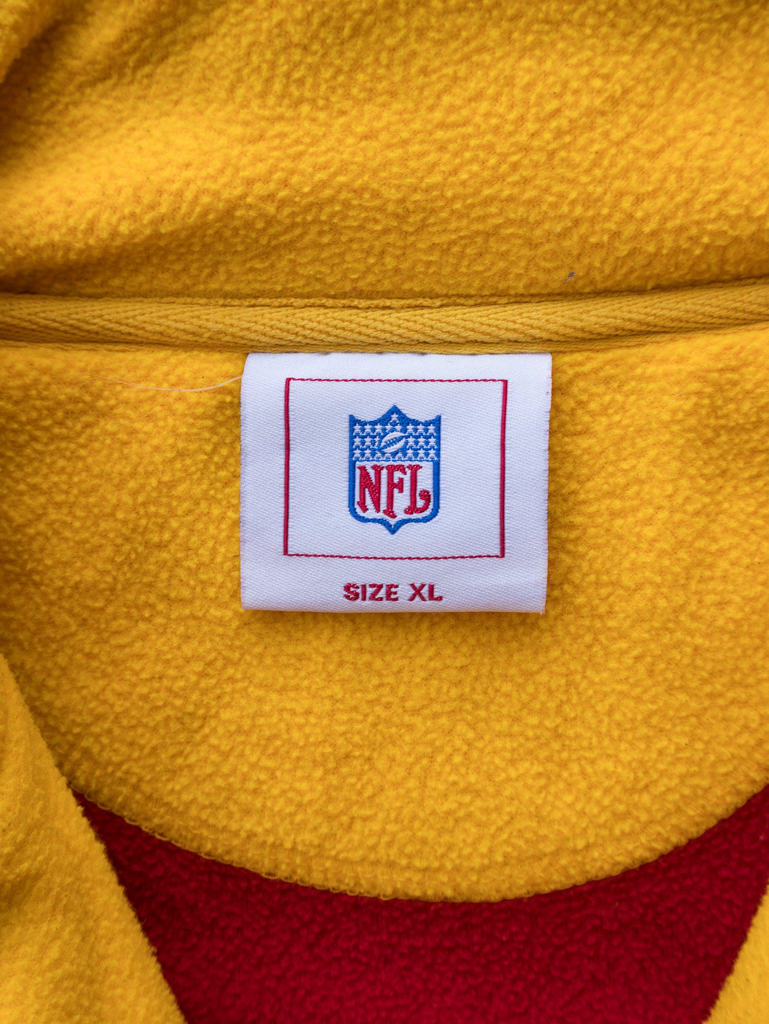 Vintage Kansas City Chiefs 1/4 Zip Fleece Sweatshirt (XL)