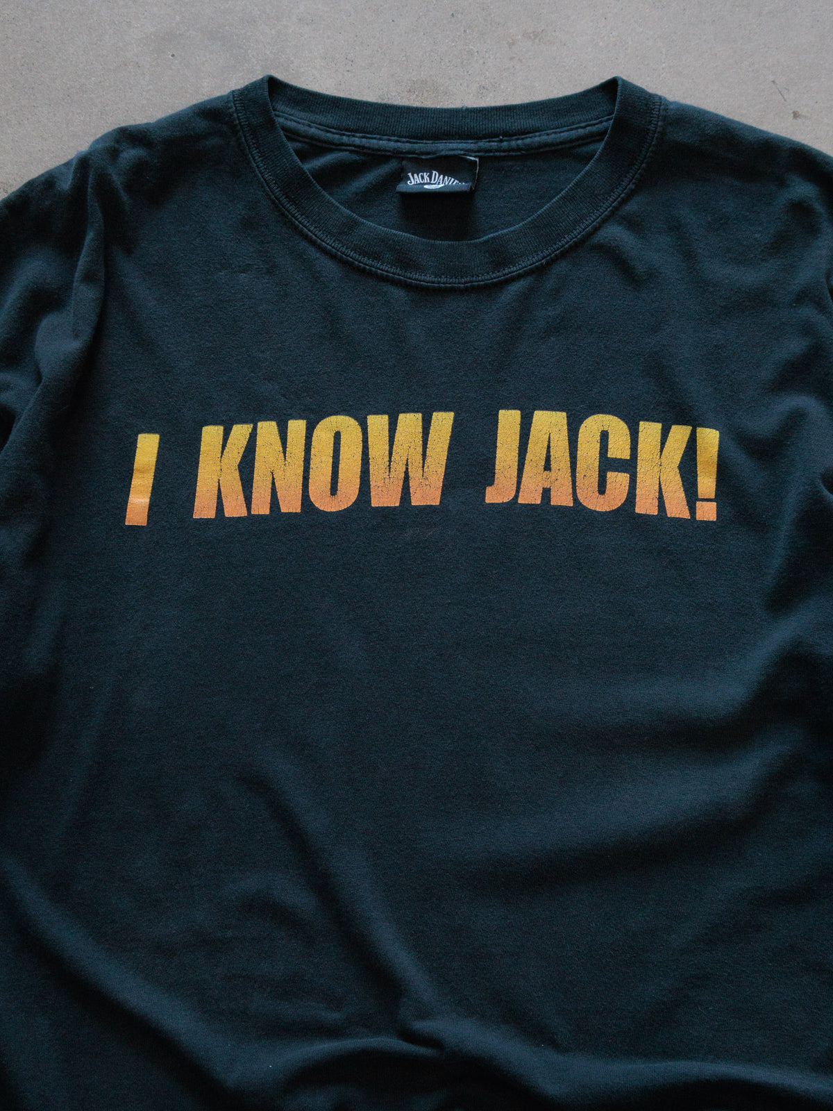 Vintage Green Jack Daniel's I Know Jack! Slogan Tee (-)