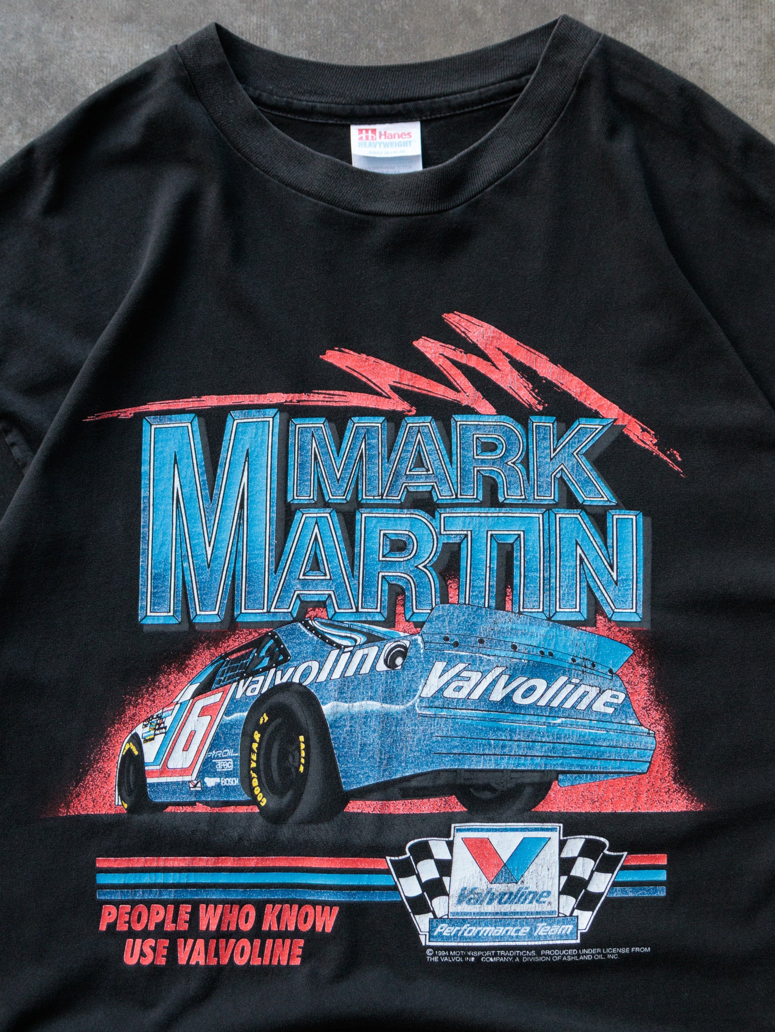 Vintage 1994 Black Mark Martin Valvoline Tee (XL)
