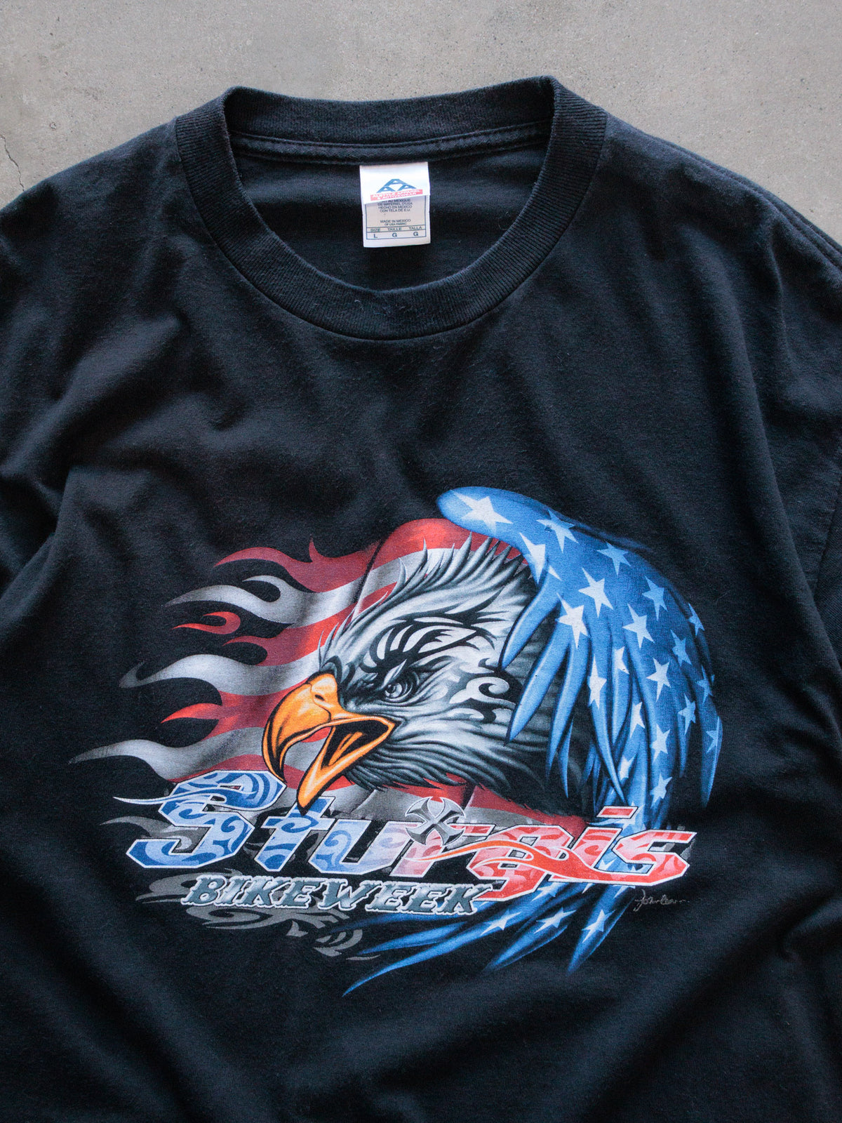 Vintage 00s Black Sturgis Bike Week Tee (L)