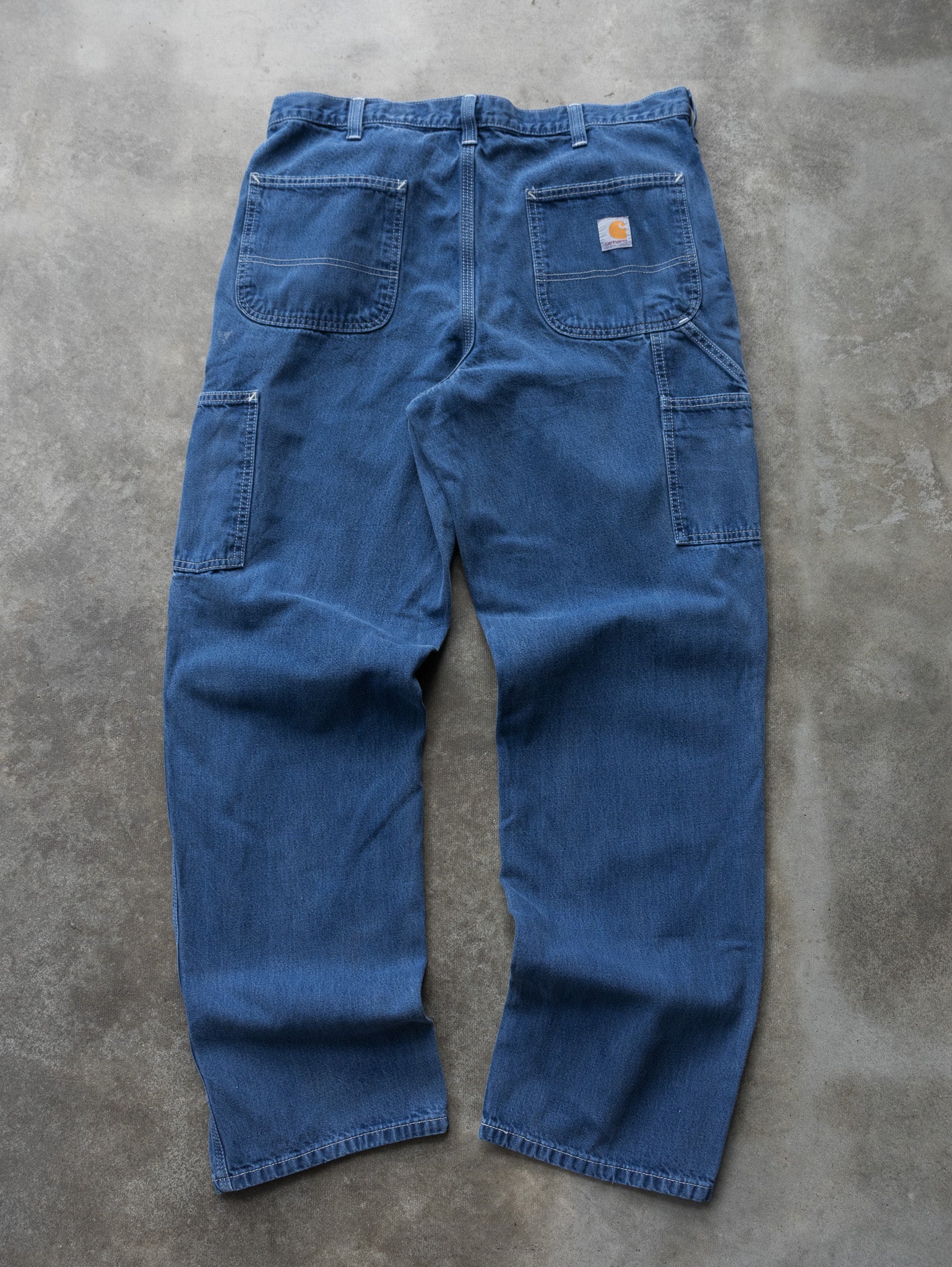 Vintage Blue Carhartt Carpenter Jeans (W34)