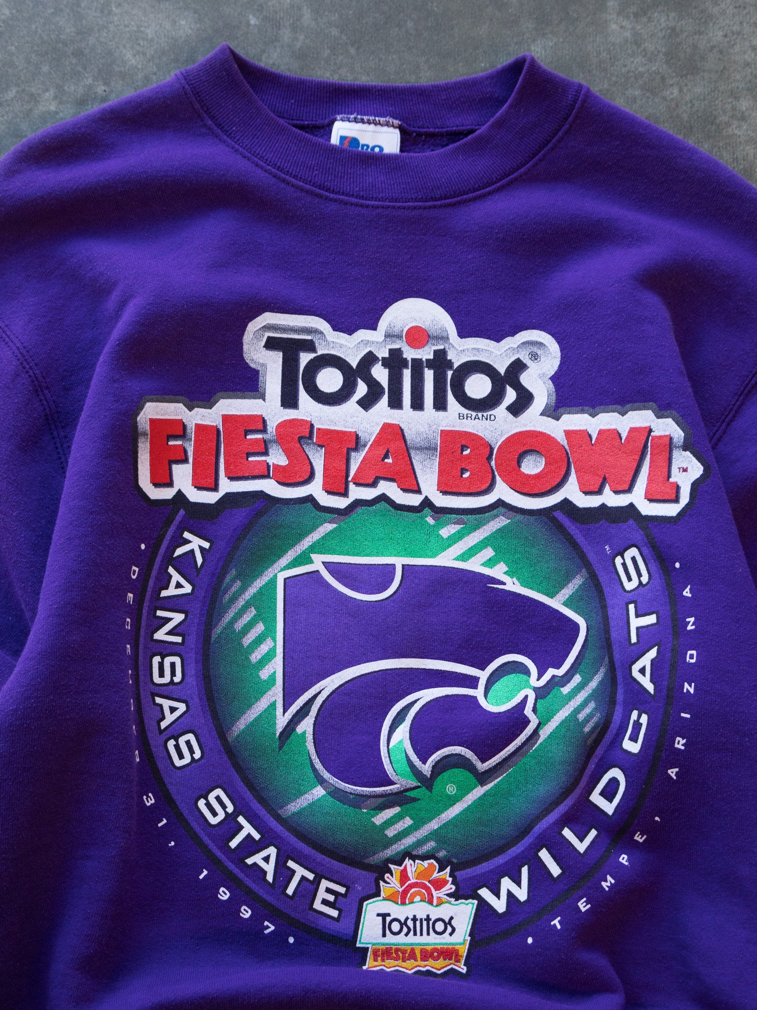 Vintage 1997 Kansas State Wildcats Fiesta Bowl Sweatshirt (M)