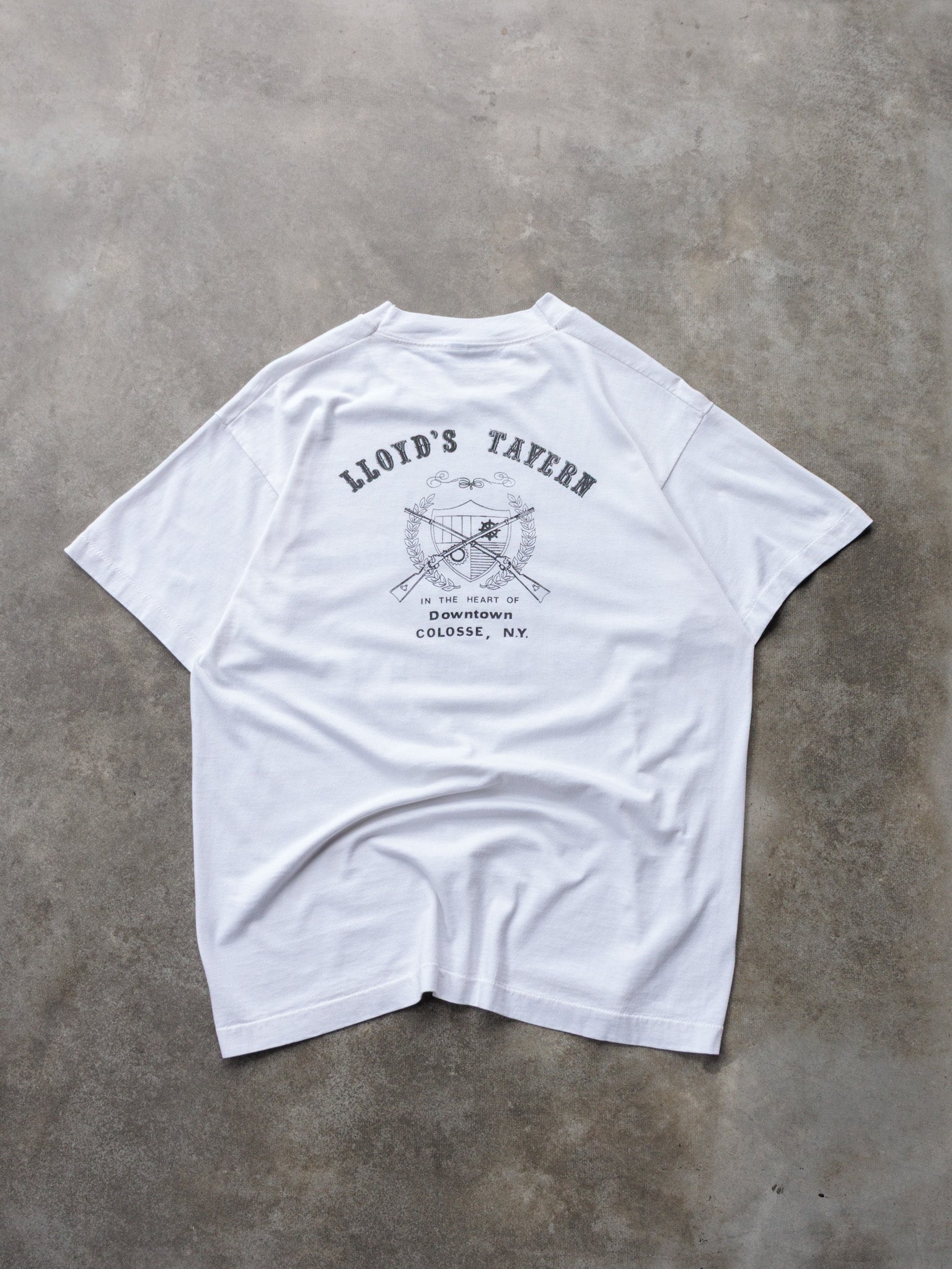 Vintage 90s White Cruel Heartless Slogan Tee (L)