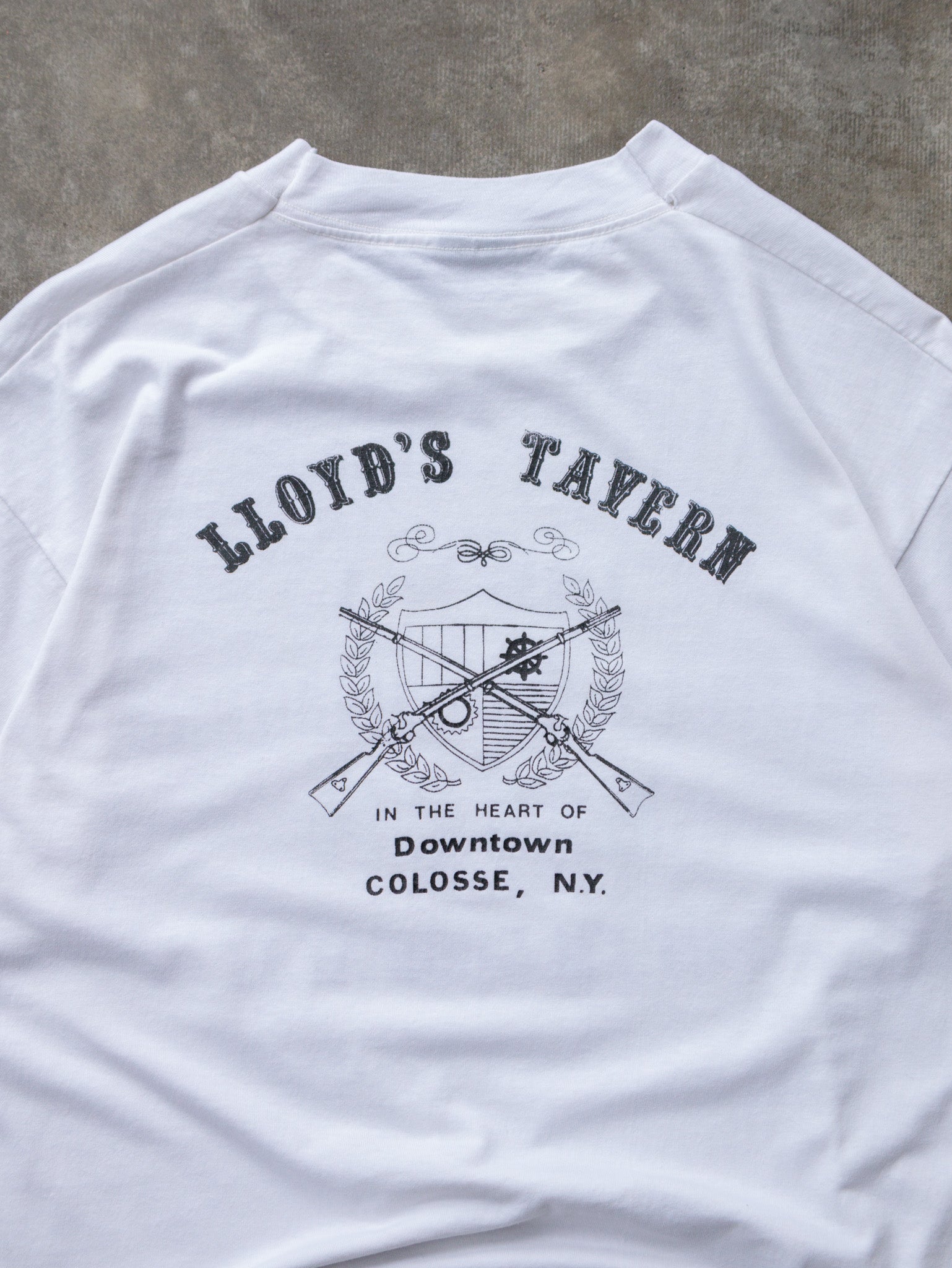 Vintage 90s White Cruel Heartless Slogan Tee (L)