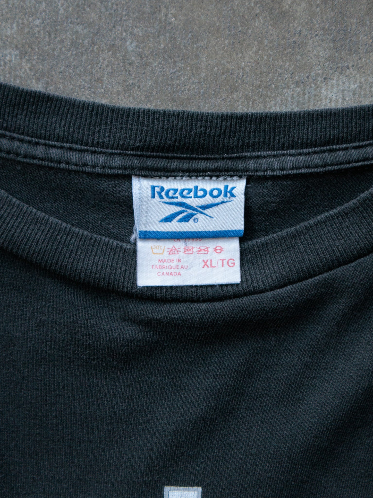 Vintage 90s Black Reebok Tee (XL)