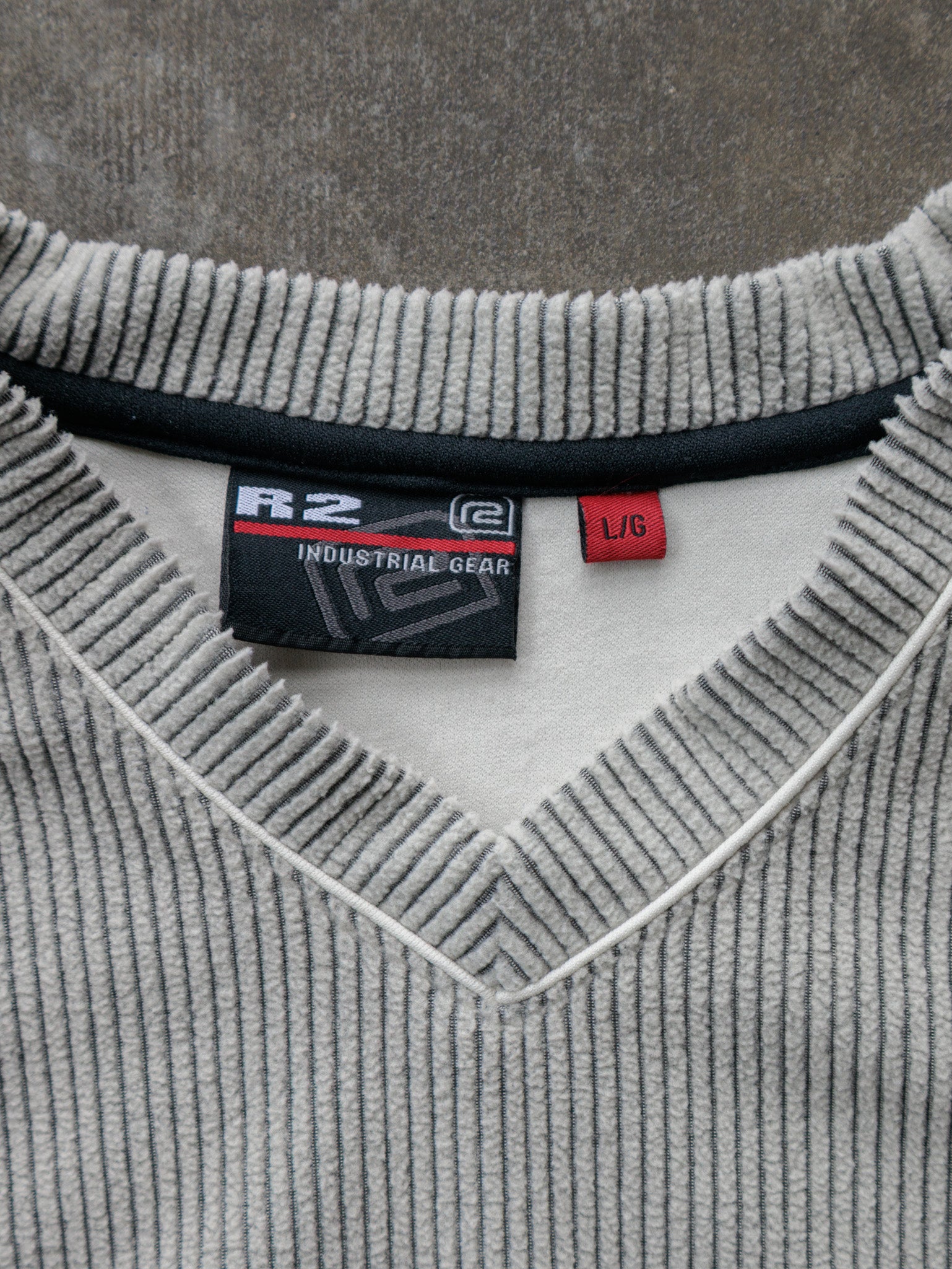 Vintage Grey R2 Industrial Gear Knit Sweater (L)