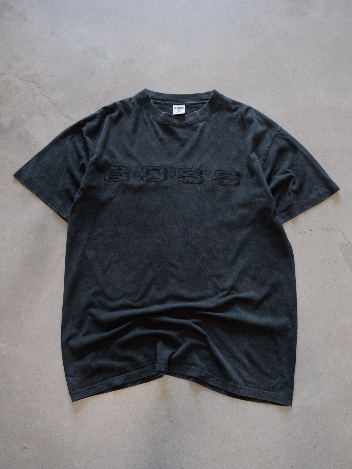 Vintage 90s Black BOSS Tee (XL)