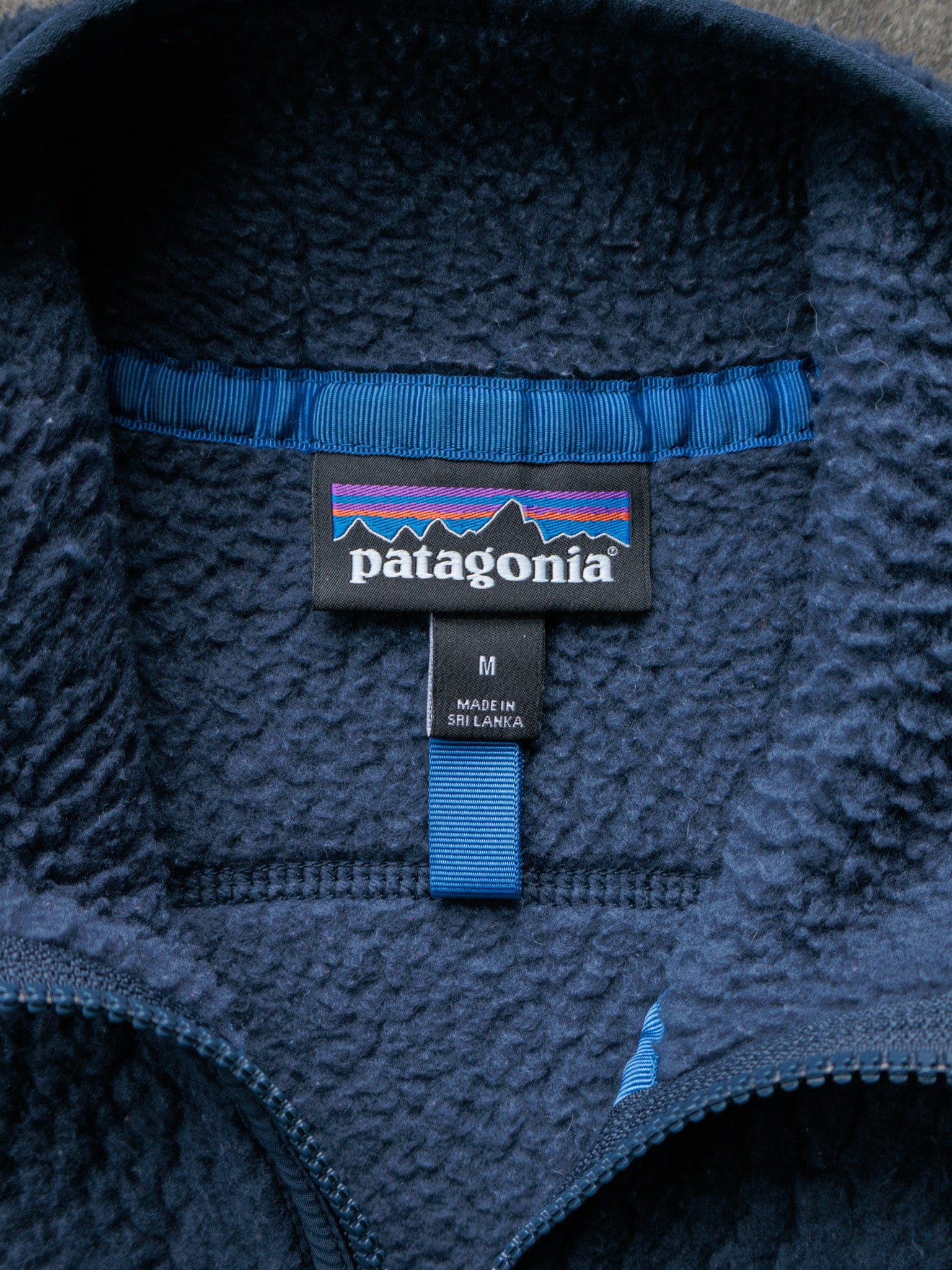 Vintage Navy Patagonia Sherpa Vest (M)