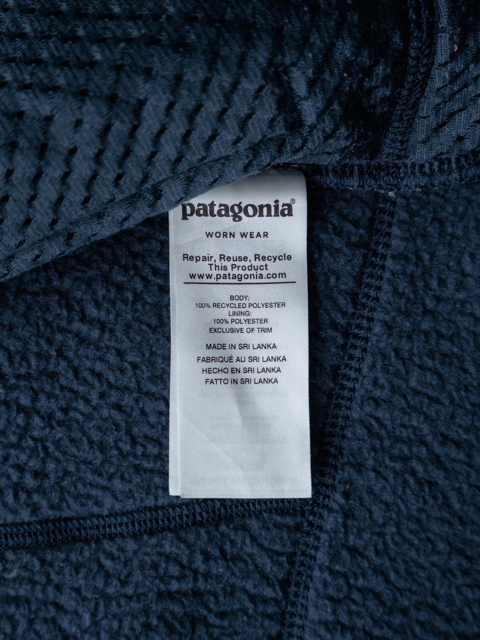Vintage Navy Patagonia Sherpa Vest (M)