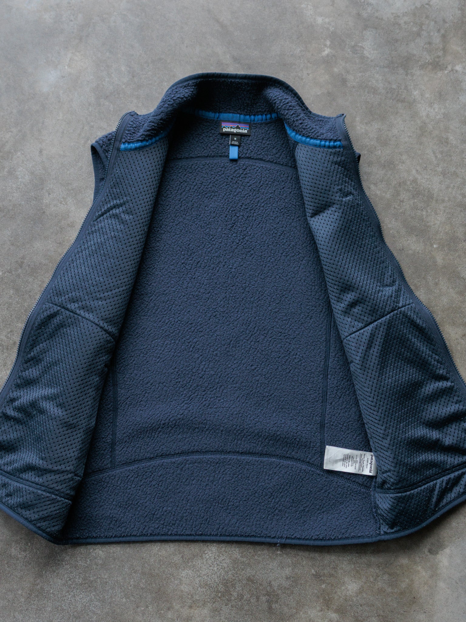 Vintage Navy Patagonia Sherpa Vest (M)