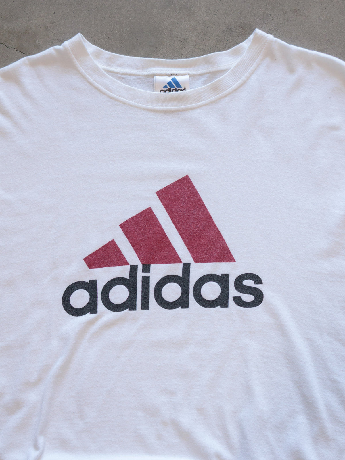 Vintage 00s White Adidas Tank (XL)